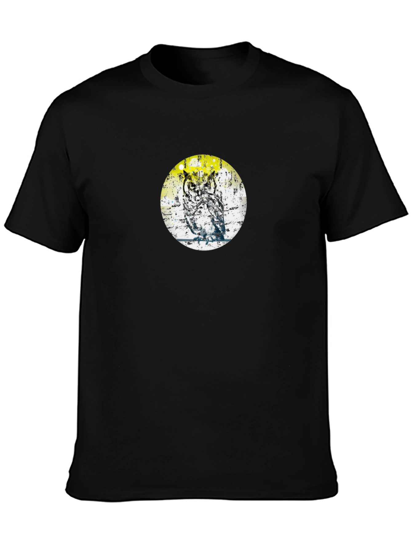 Owl Graphic Tee - Trendy Print T-Shirt