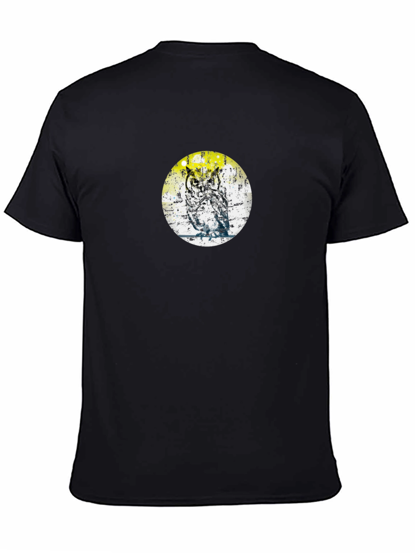 Owl Graphic Tee - Trendy Print T-Shirt