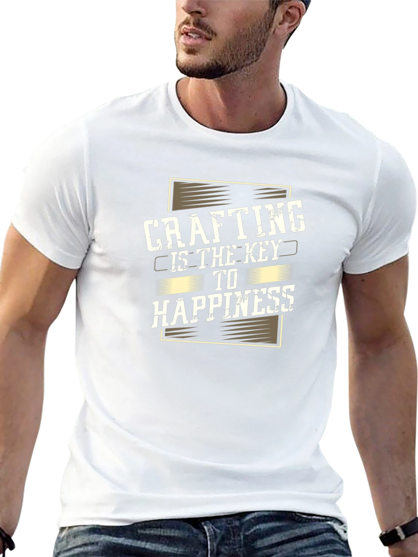 Crafting is Key to Happiness Graphic Tee