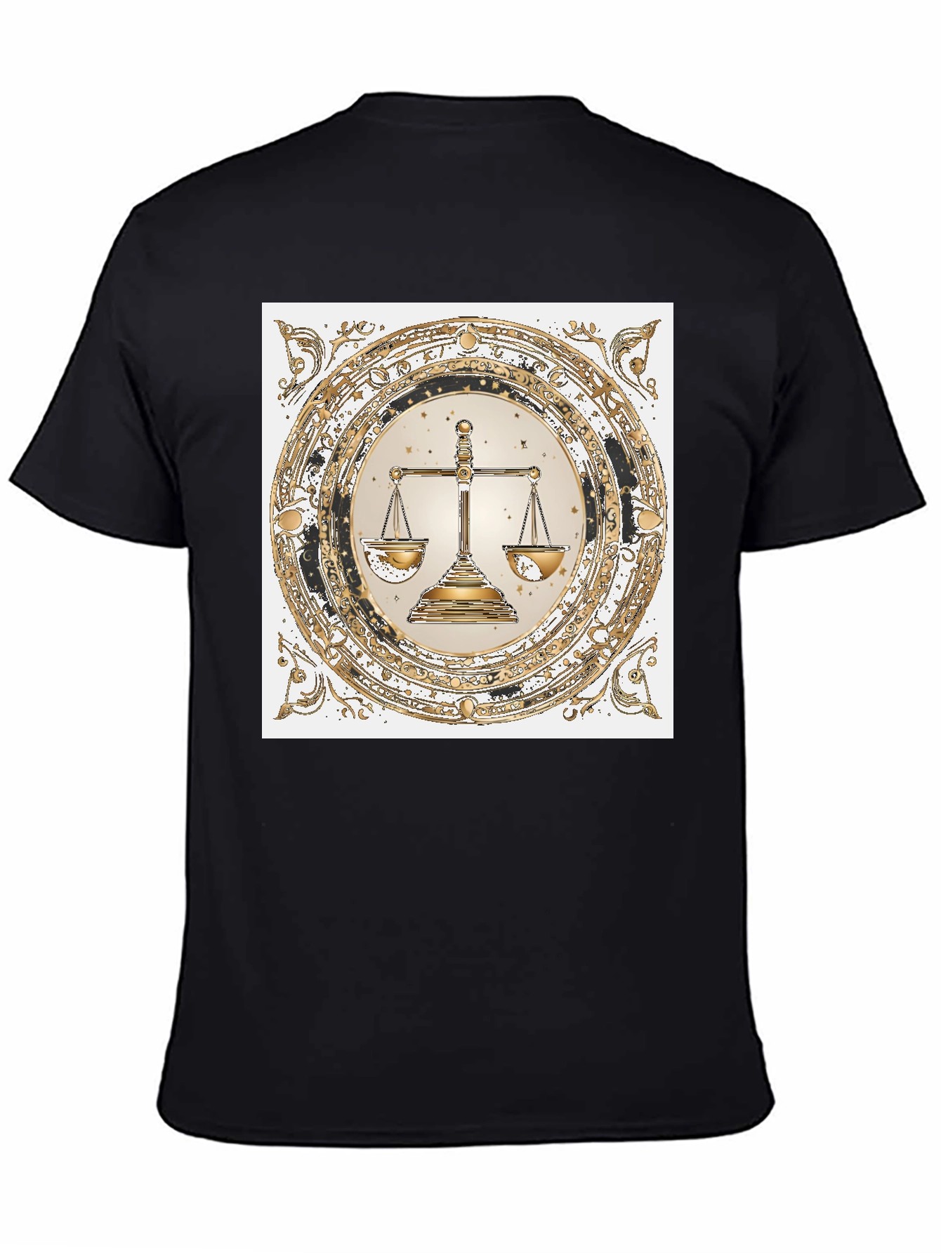 Libra Zodiac Graphic Tee - Balance & Style