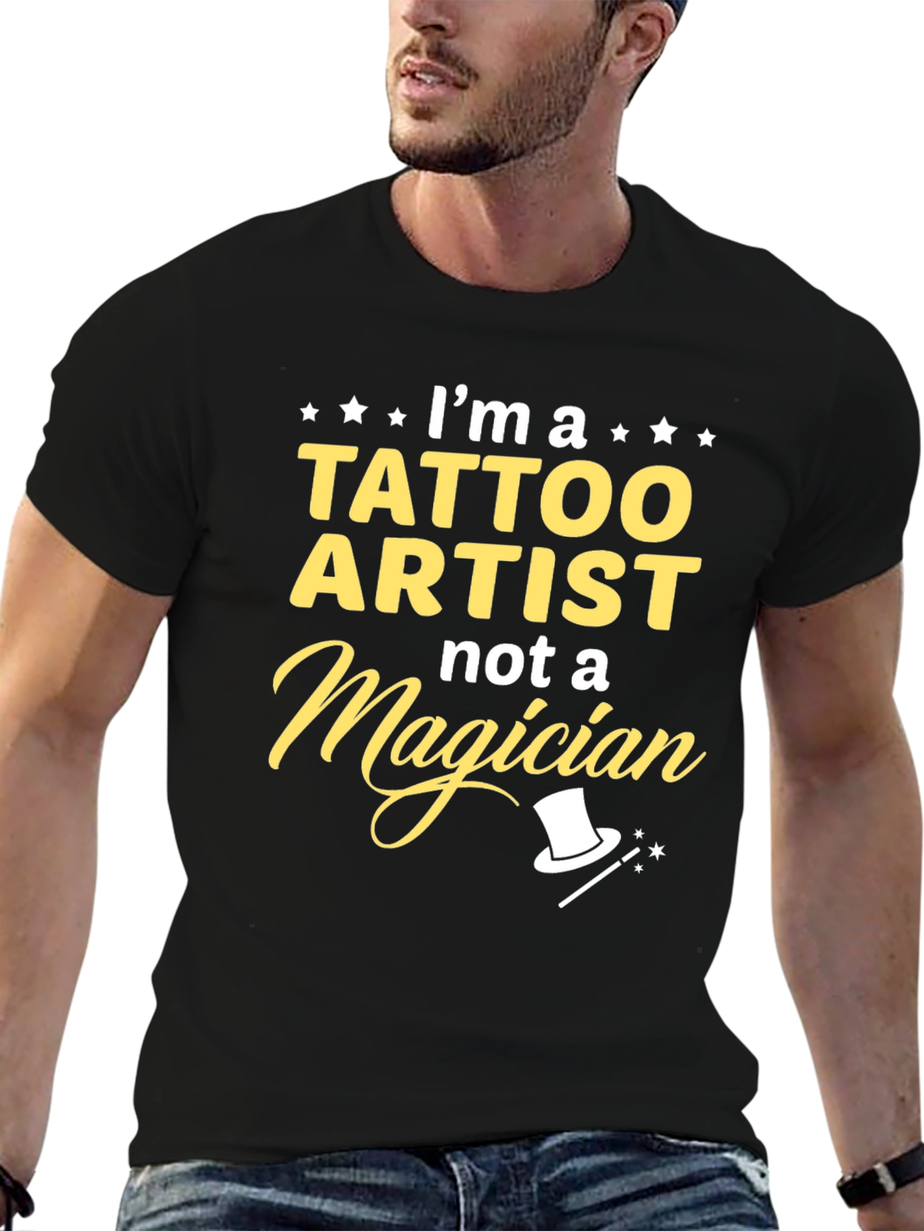 Tattoo Artist Not a Magician Graphic T-Shirt