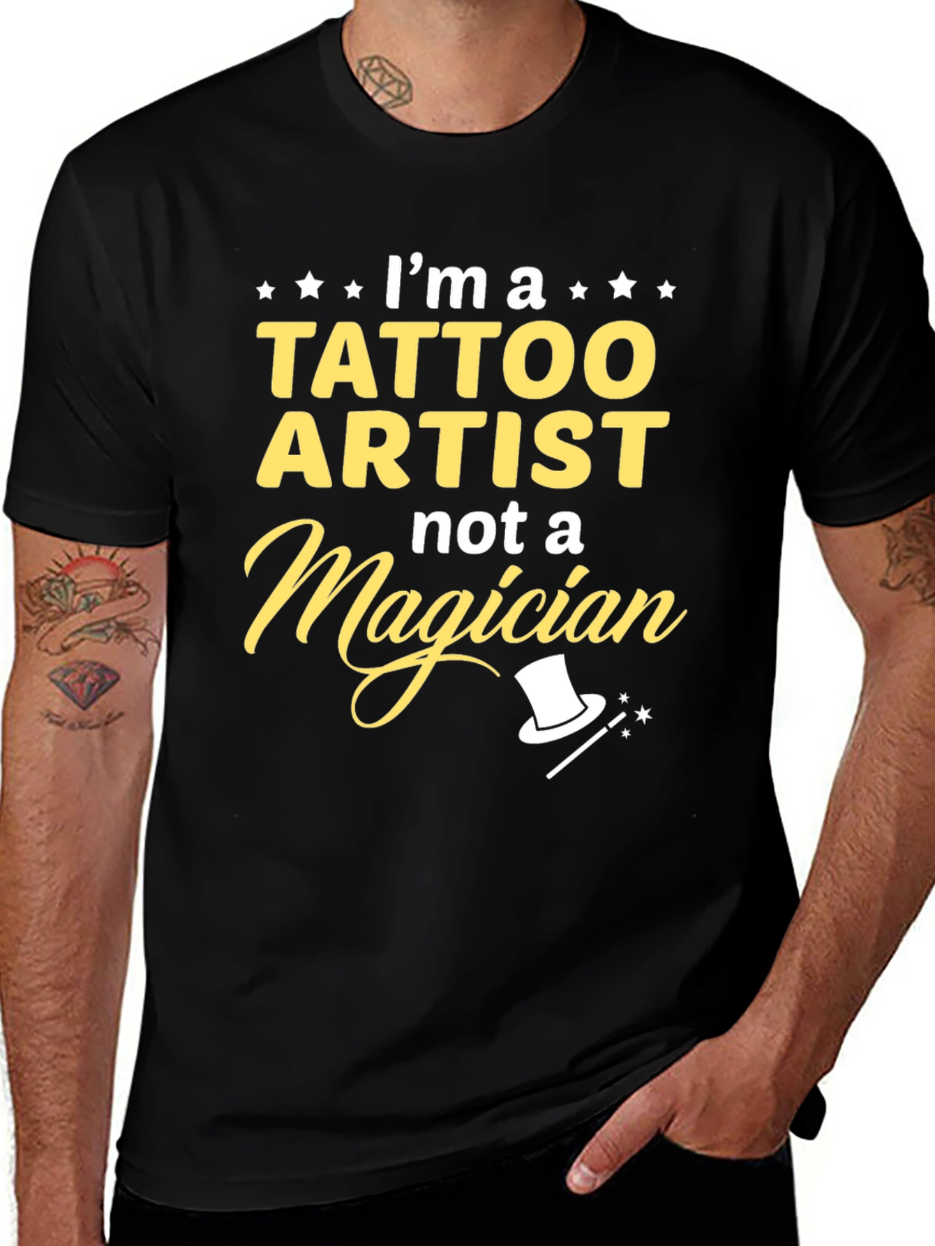 Tattoo Artist Not a Magician Graphic T-Shirt