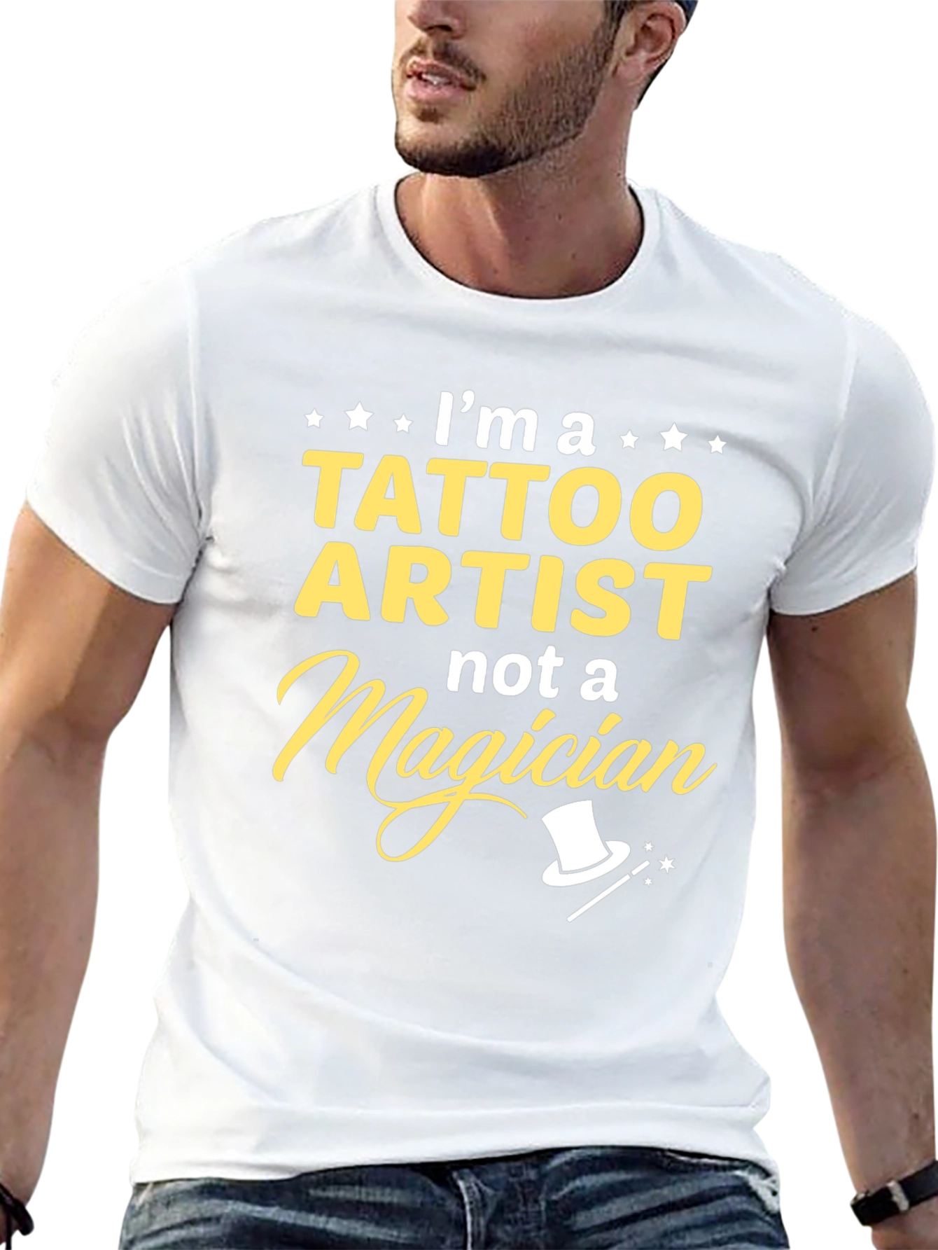 Tattoo Artist Not a Magician Graphic T-Shirt