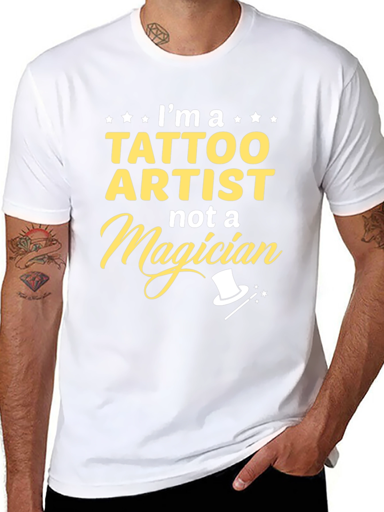 Tattoo Artist Not a Magician Graphic T-Shirt