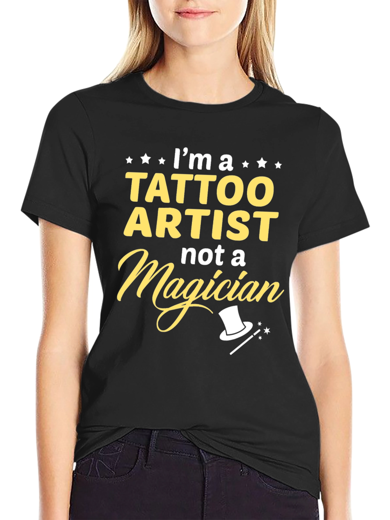 Tattoo Artist Not a Magician Graphic T-Shirt