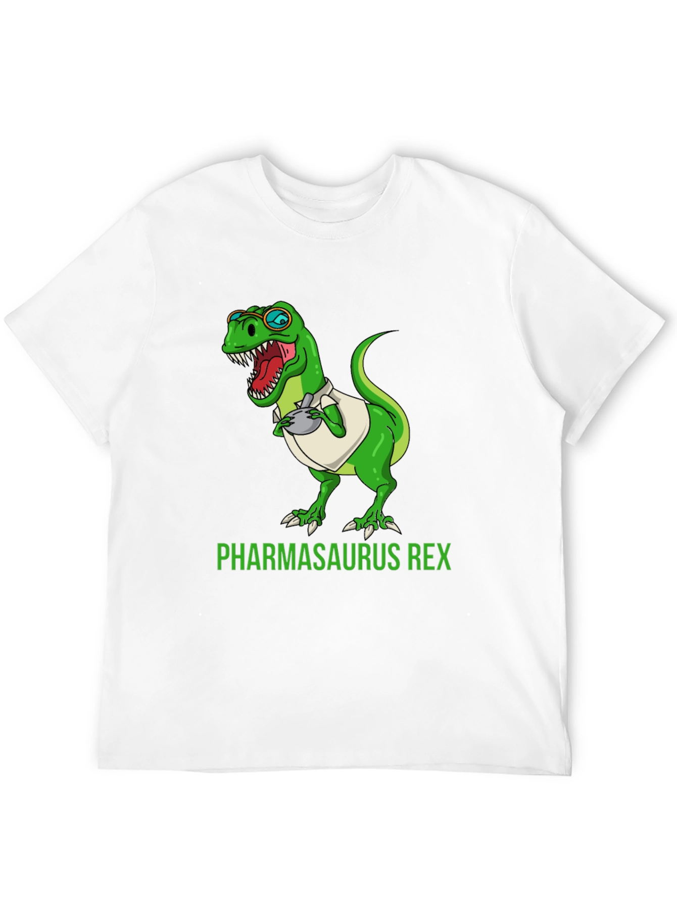 Pharmasaurus Rex T-Shirt - Science Dinosaur Tee