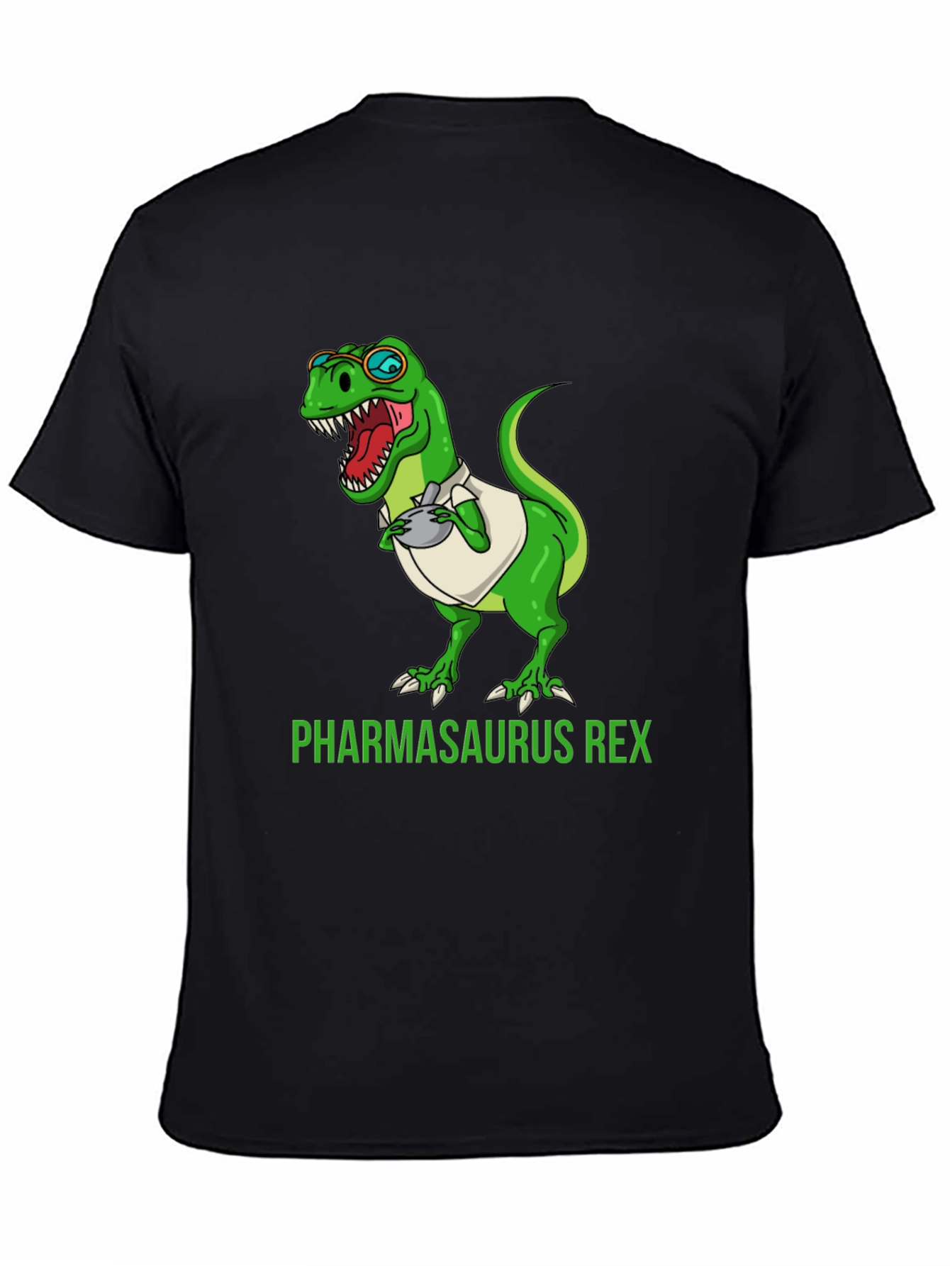 Pharmasaurus Rex T-Shirt - Science Dinosaur Tee