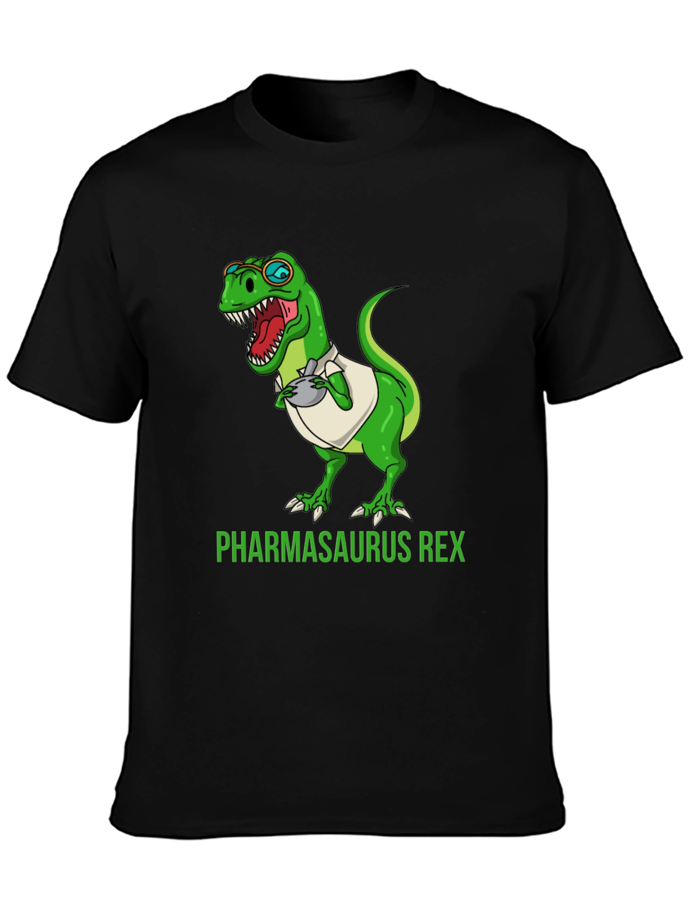 Pharmasaurus Rex T-Shirt - Science Dinosaur Tee