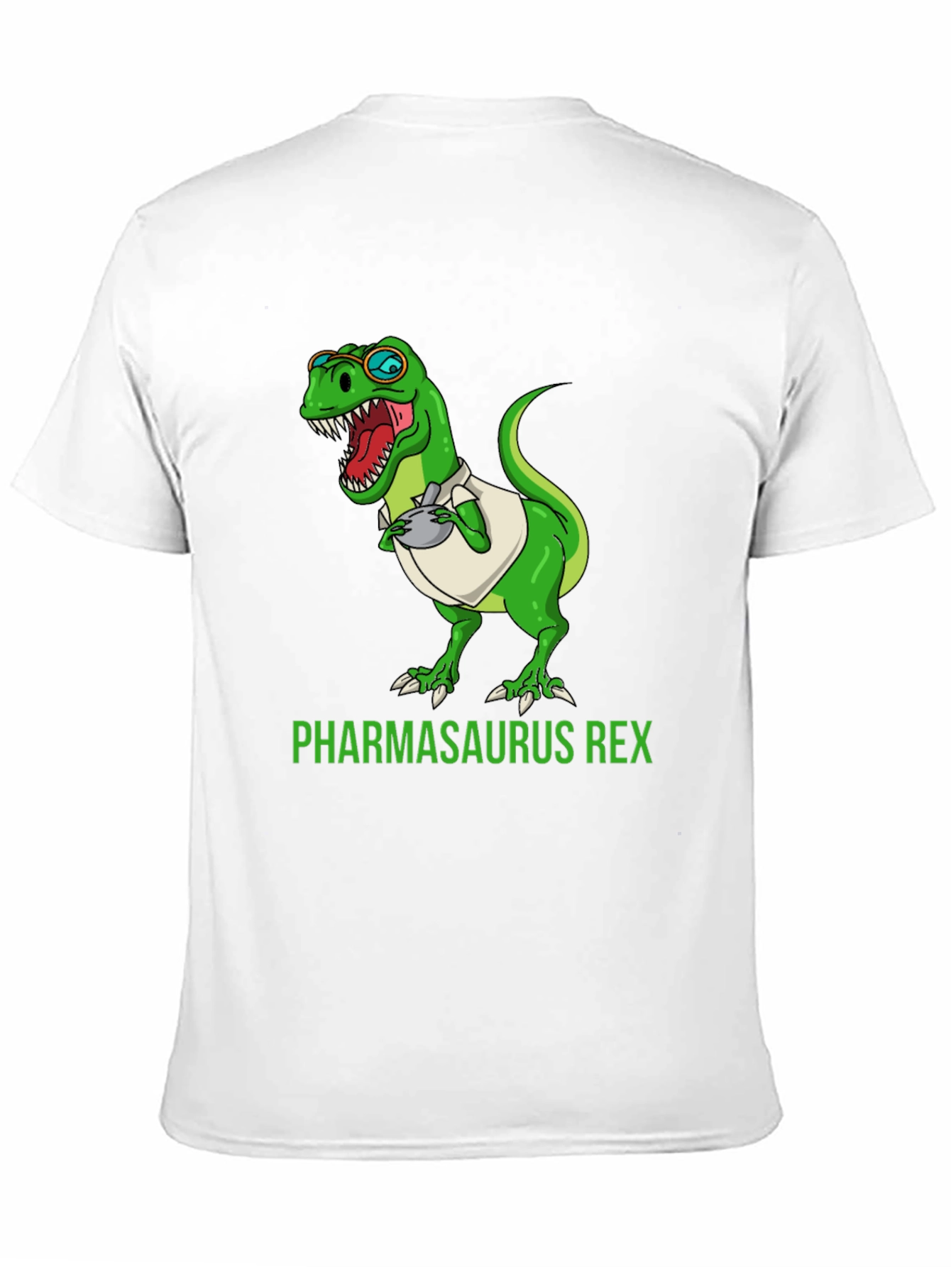 Pharmasaurus Rex T-Shirt - Science Dinosaur Tee