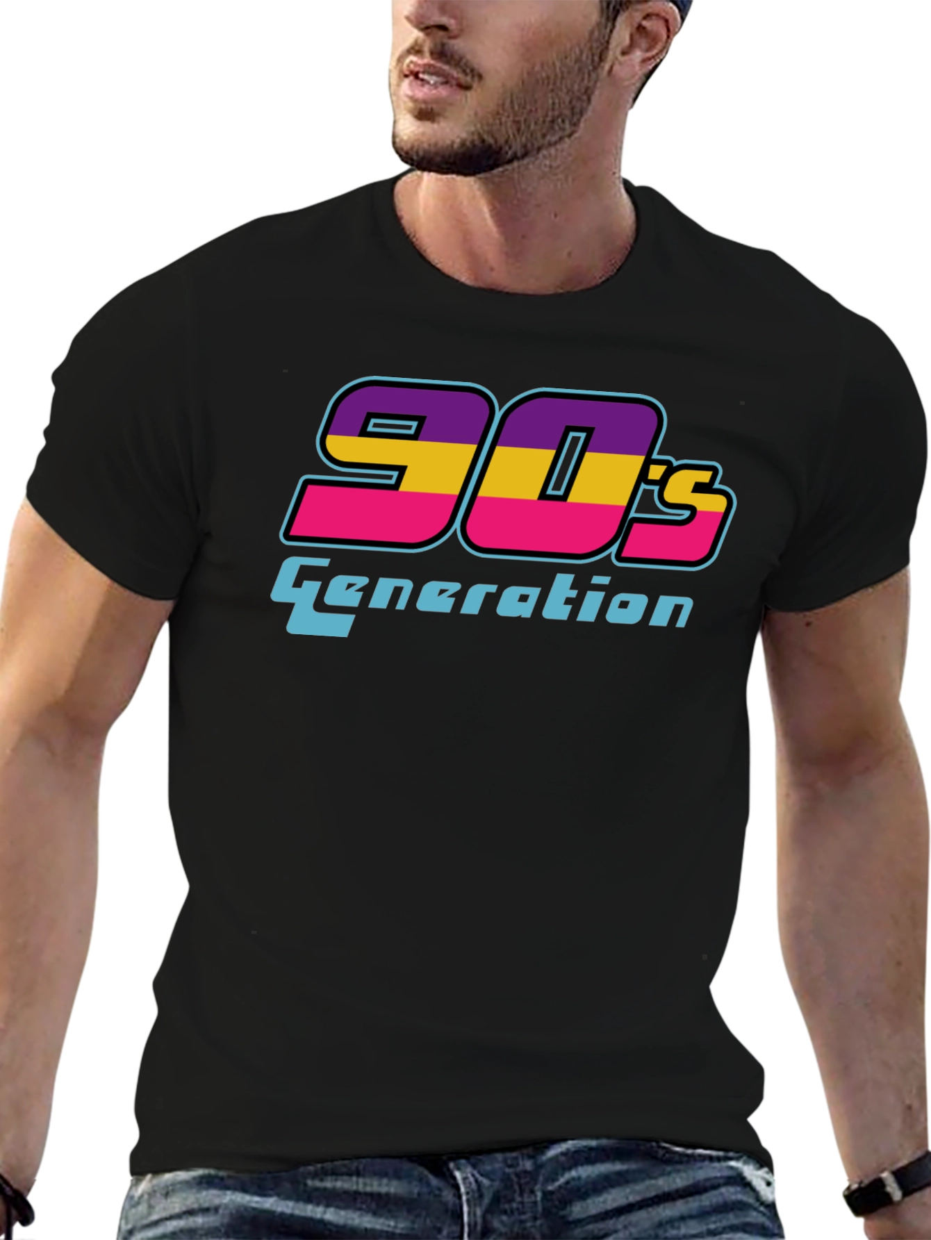 90s Generation Retro Graphic Tee