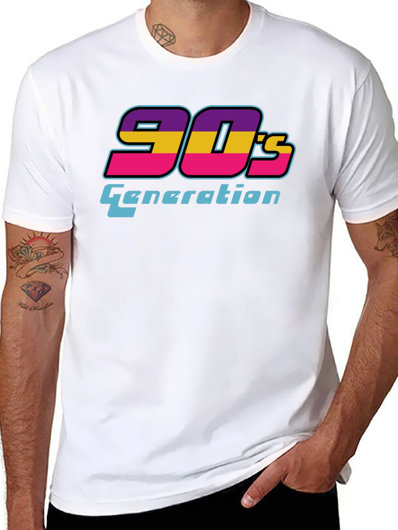 90s Generation Retro Graphic Tee