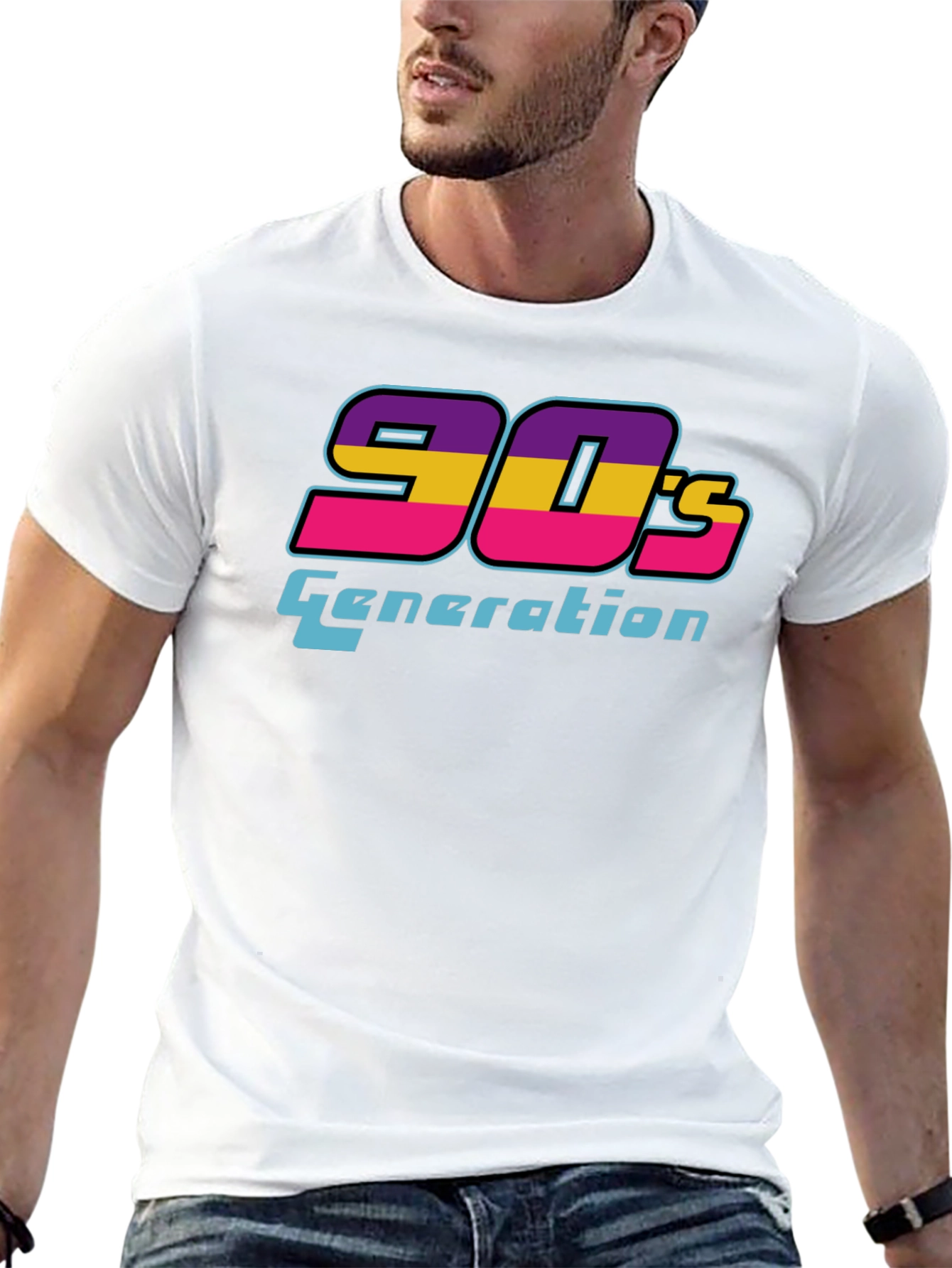 90s Generation Retro Graphic Tee