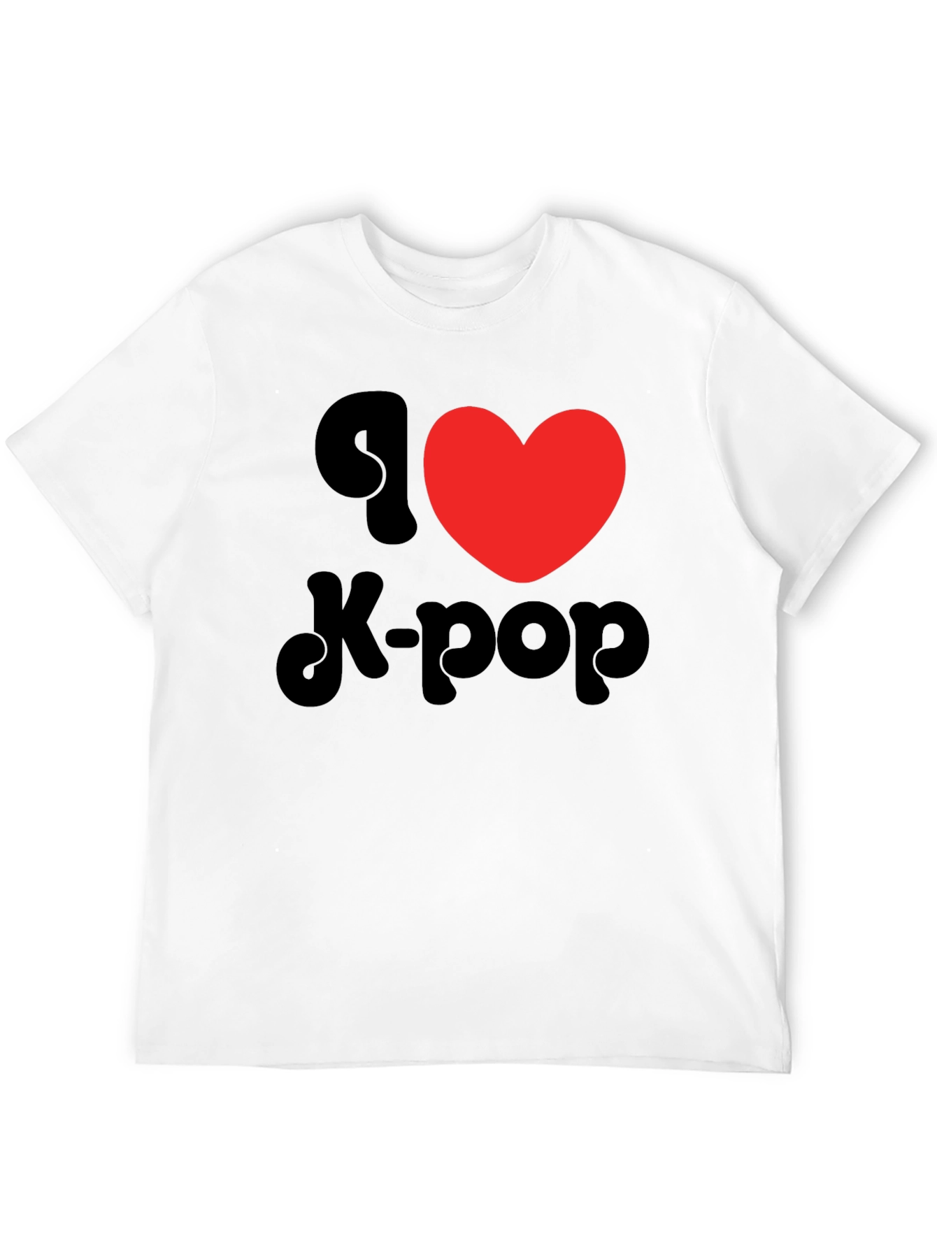 I Heart K-Pop Black T-Shirt