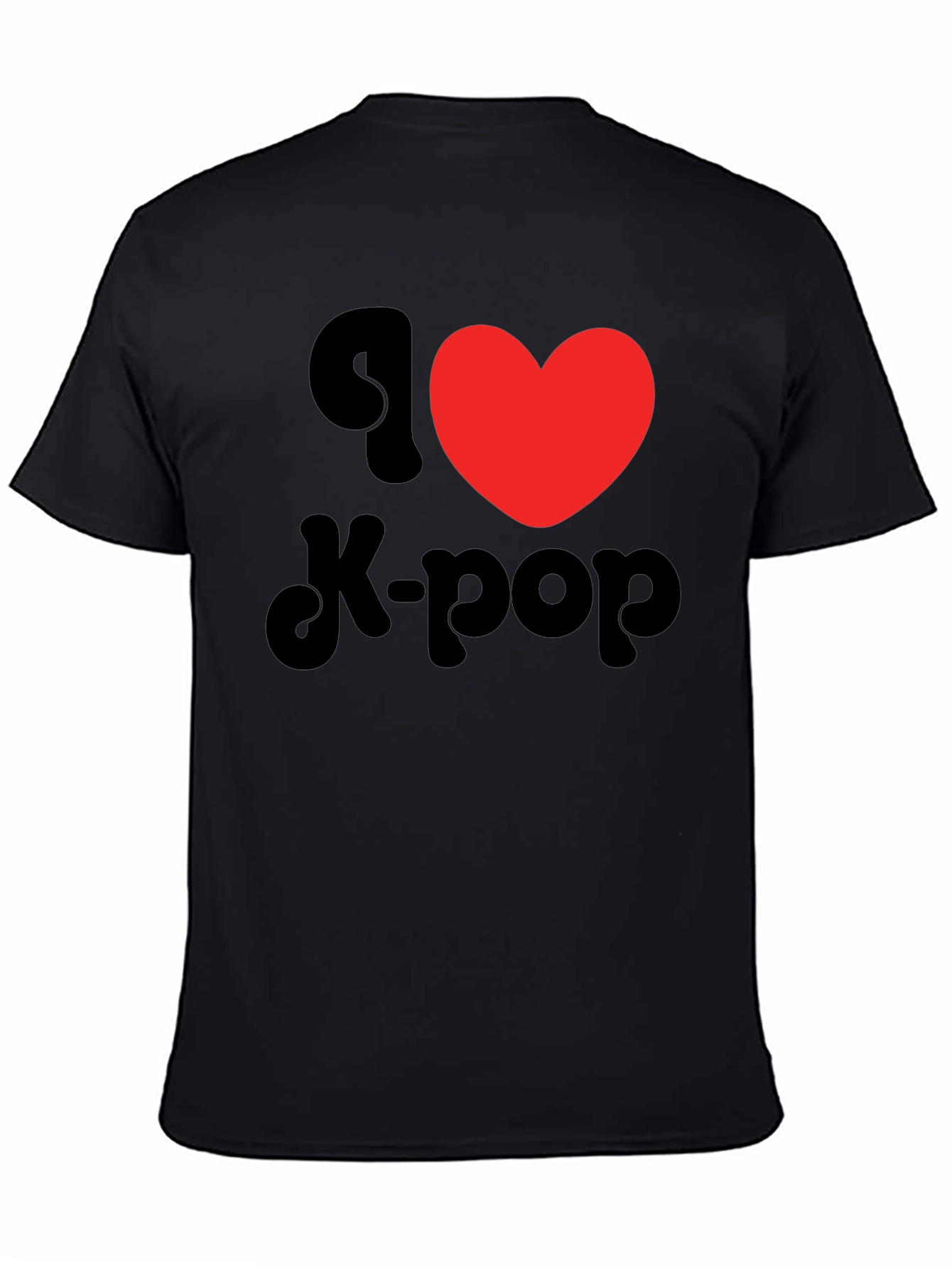 I Heart K-Pop Black T-Shirt