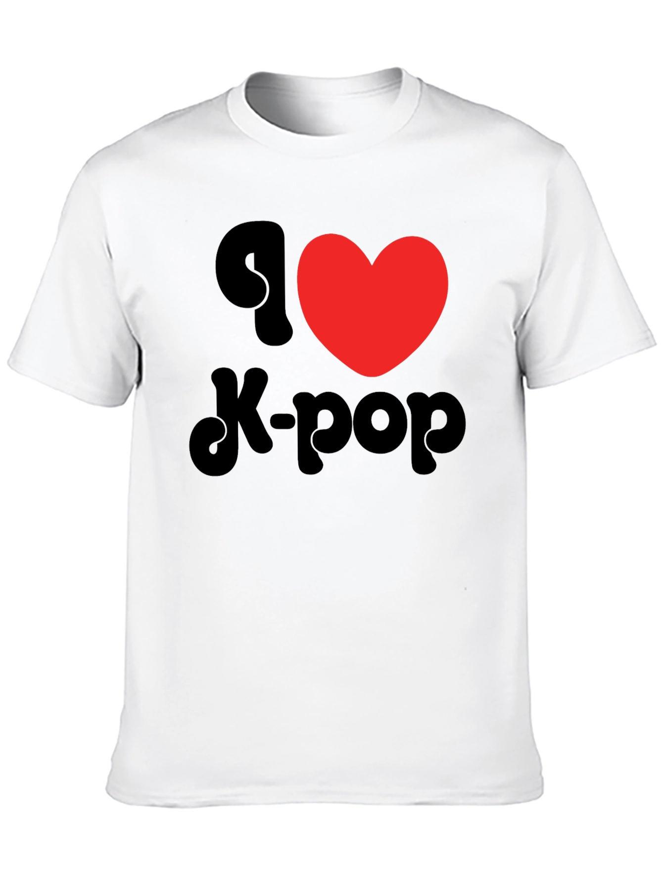 I Heart K-Pop Black T-Shirt