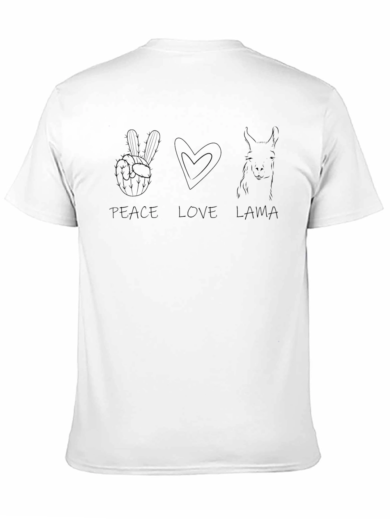 Peace Love Llama Graphic Tee