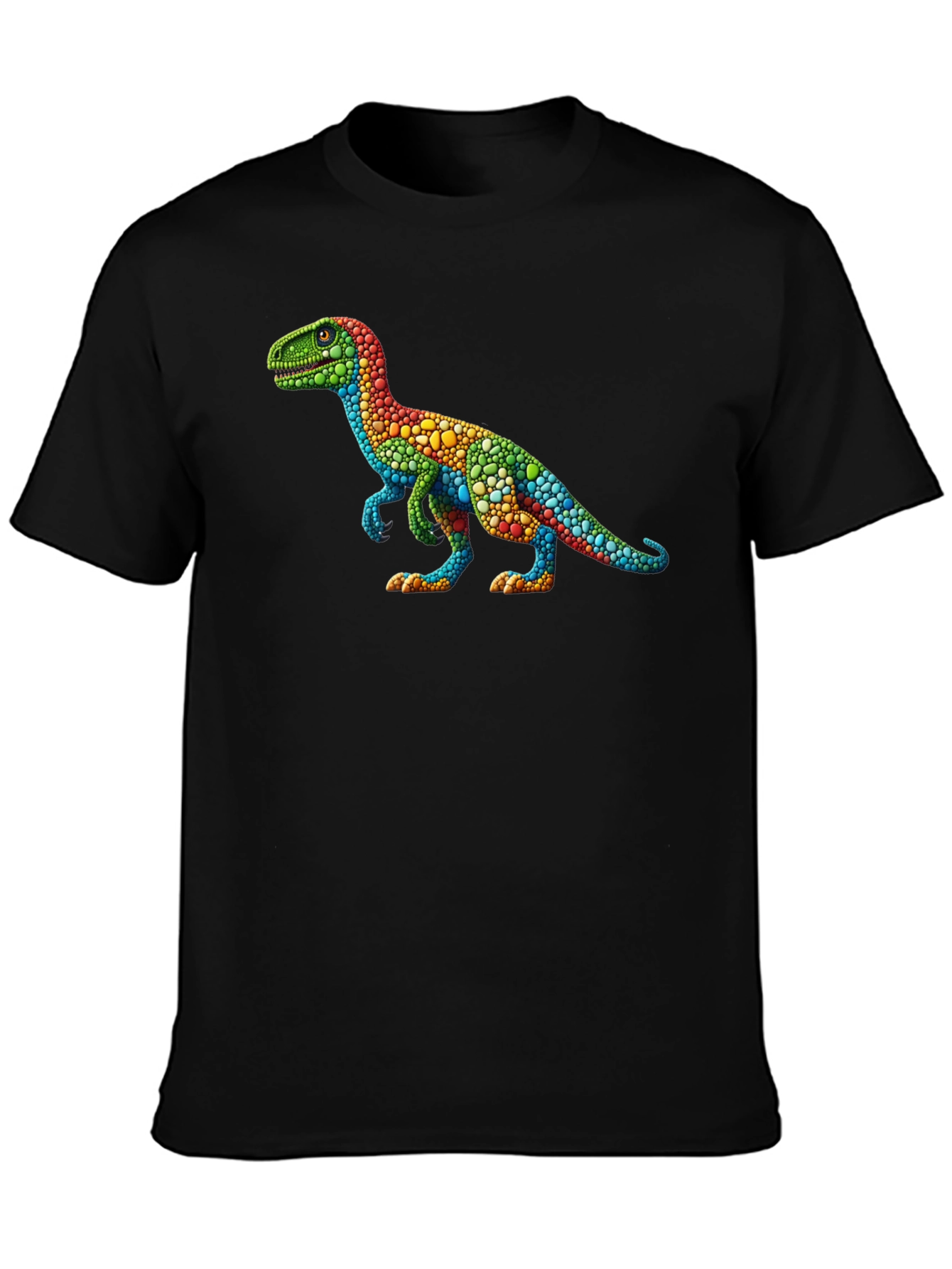 Rainbow Dinosaur T-Shirt - Unique Graphic Tee