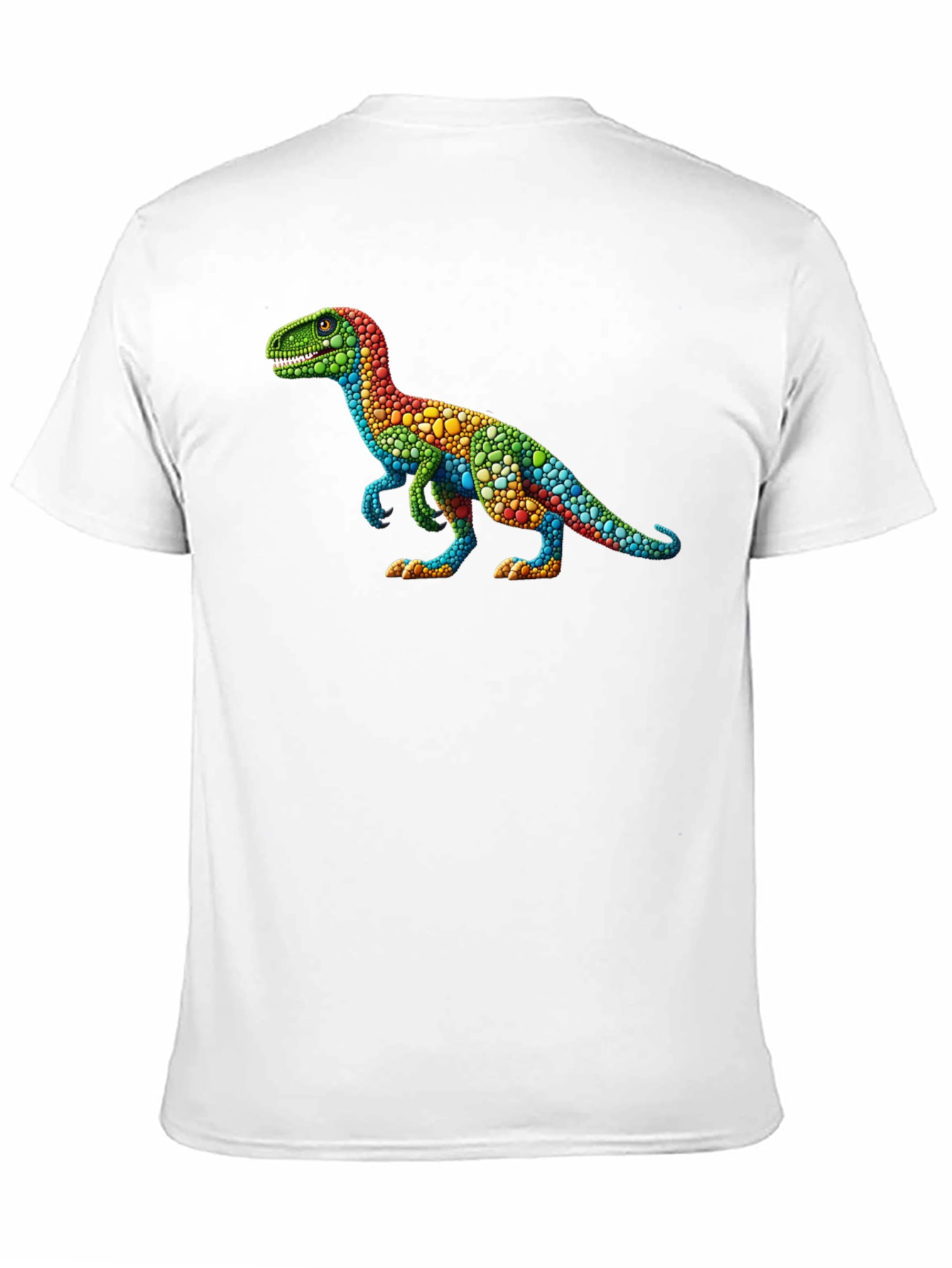 Rainbow Dinosaur T-Shirt - Unique Graphic Tee