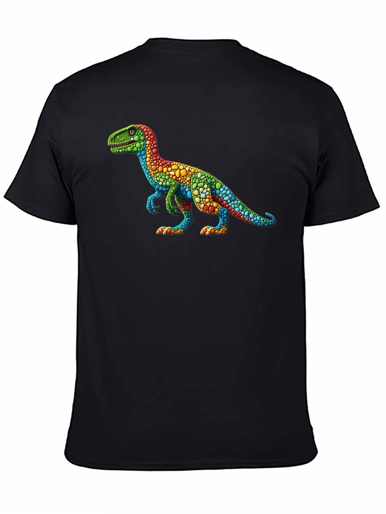 Rainbow Dinosaur T-Shirt - Unique Graphic Tee