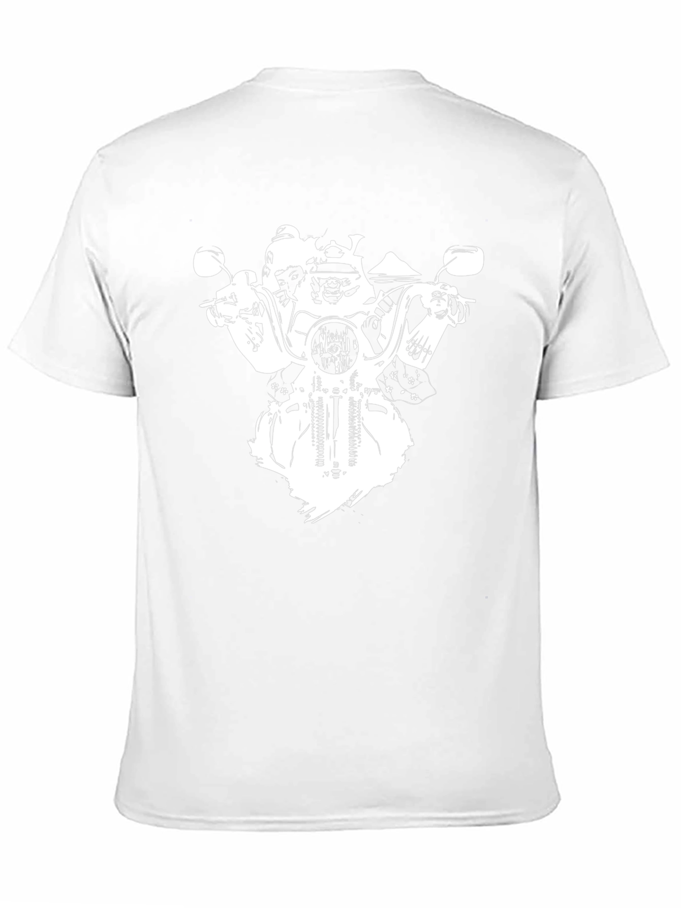 Skull Rider Graphic Tee - Black