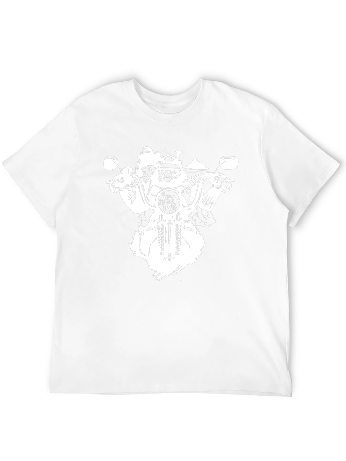 Skull Rider Graphic Tee - Black