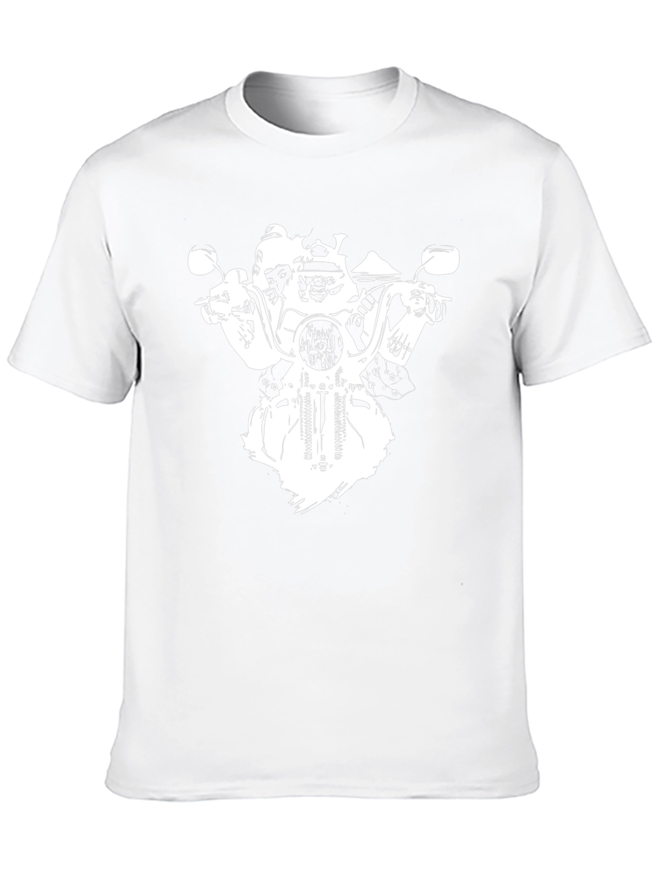 Skull Rider Graphic Tee - Black