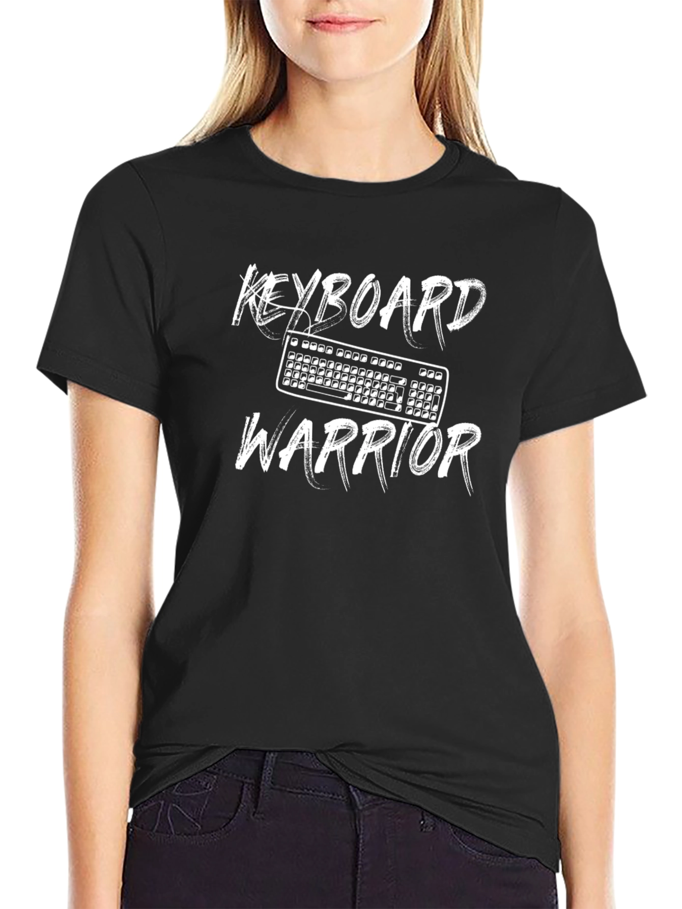 Keyboard Warrior Black T-Shirt