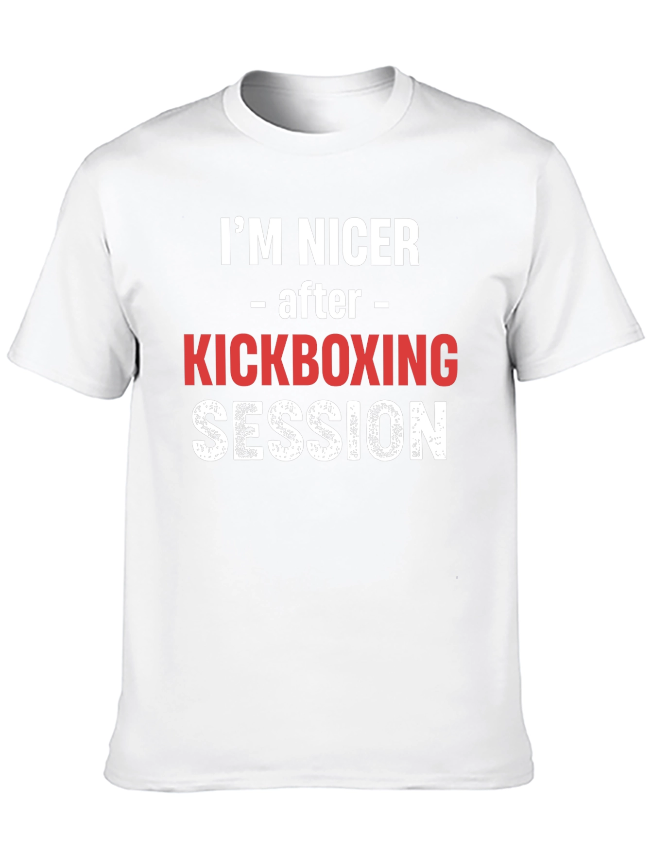 Funny Kickboxing T-Shirt - Im Nicer After Session