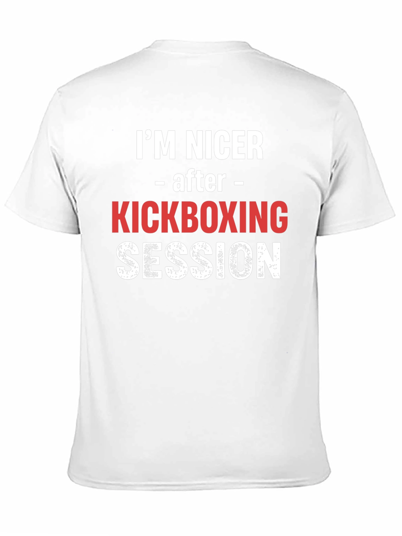 Funny Kickboxing T-Shirt - Im Nicer After Session