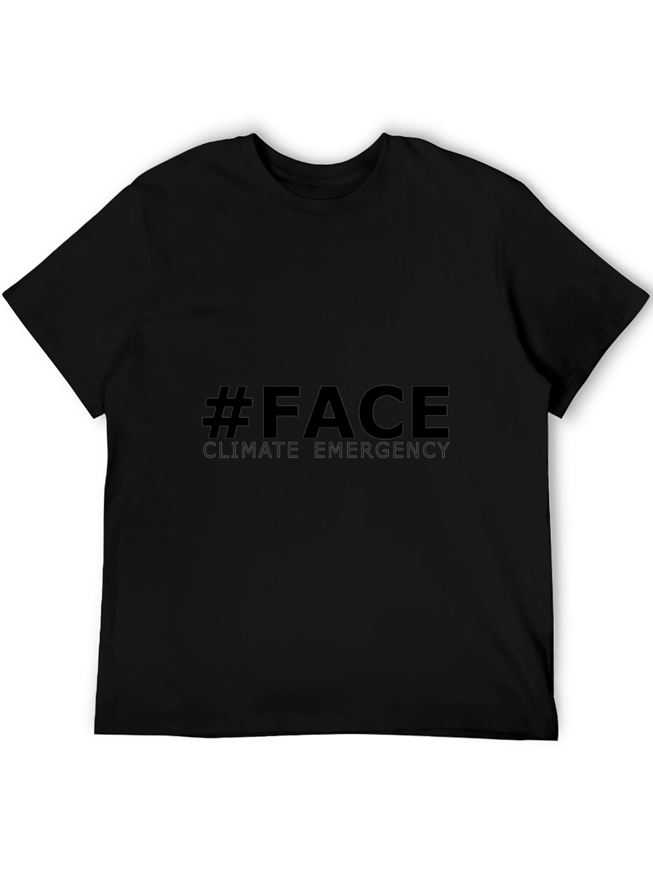 #FACE Climate Emergency T-Shirt - Black
