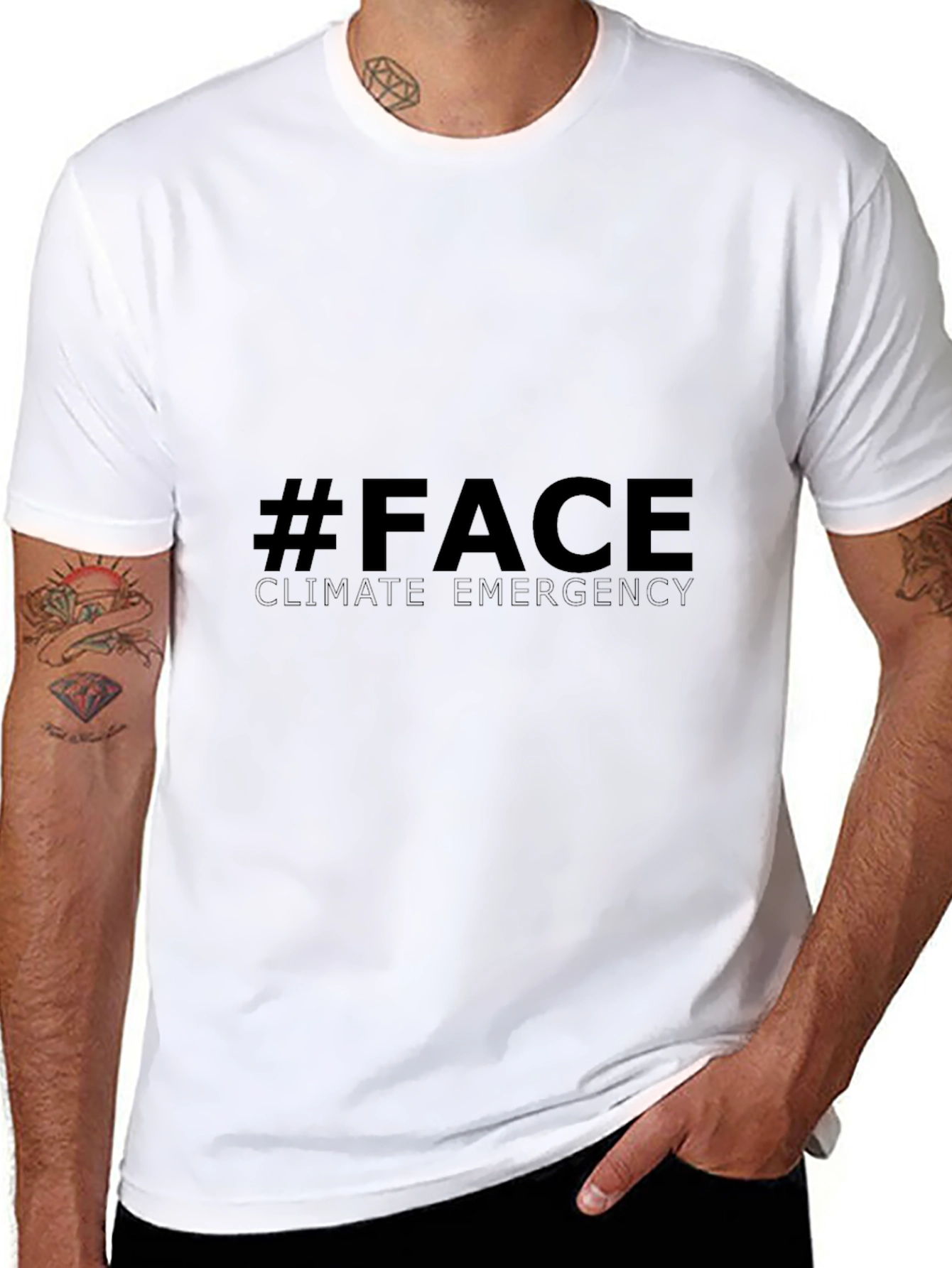 #FACE Climate Emergency T-Shirt - Black