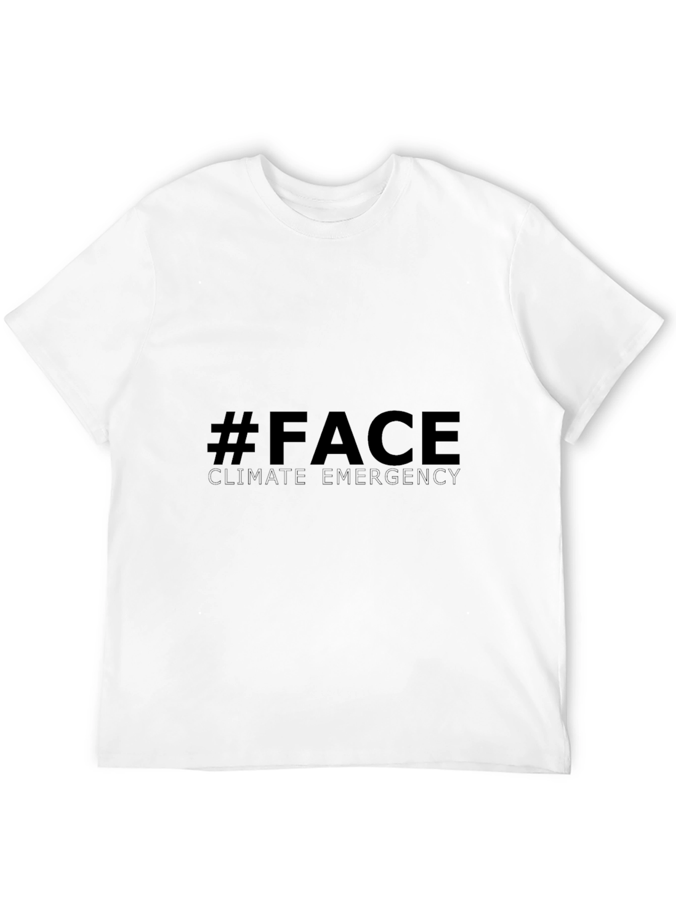 #FACE Climate Emergency T-Shirt - Black