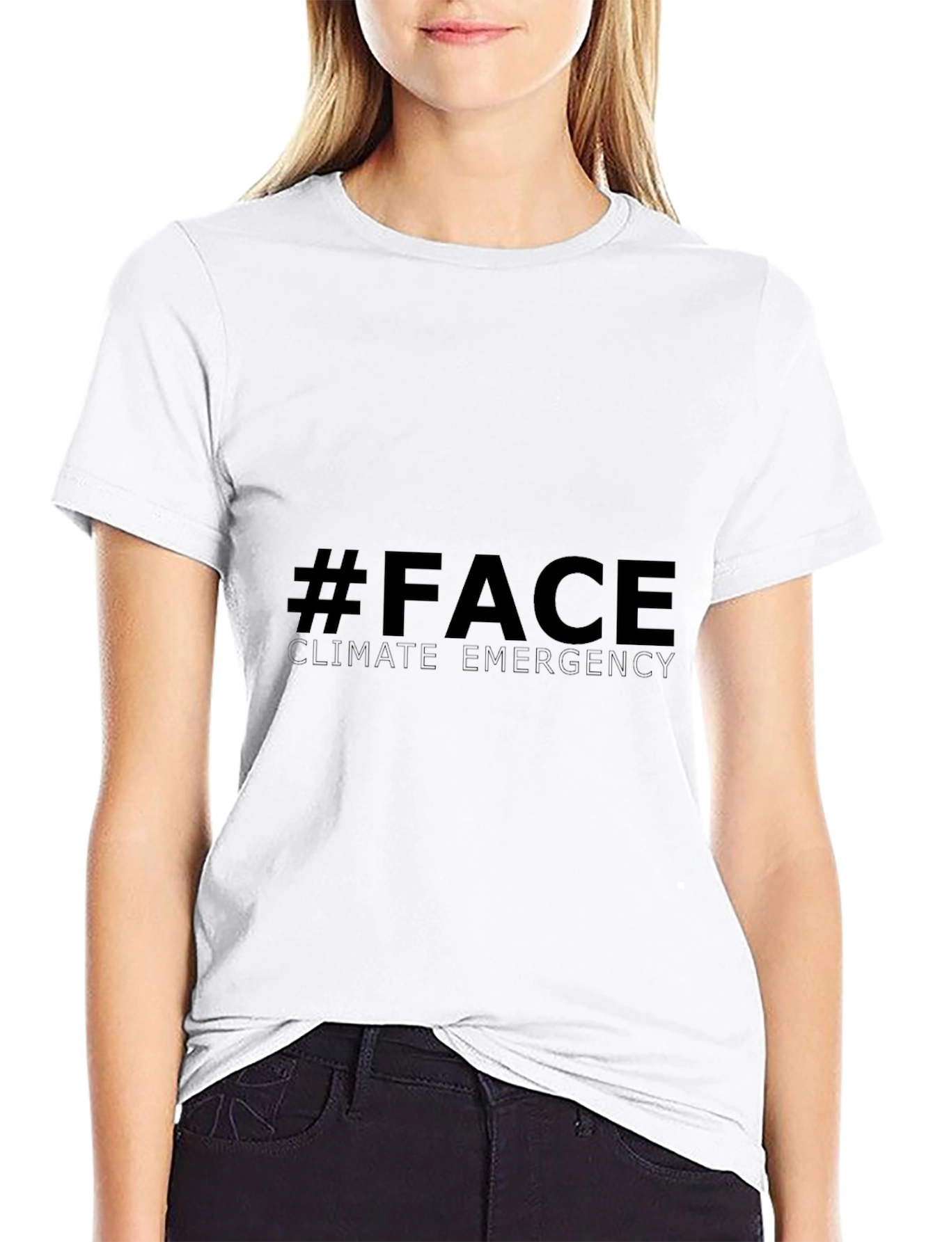 #FACE Climate Emergency T-Shirt - Black