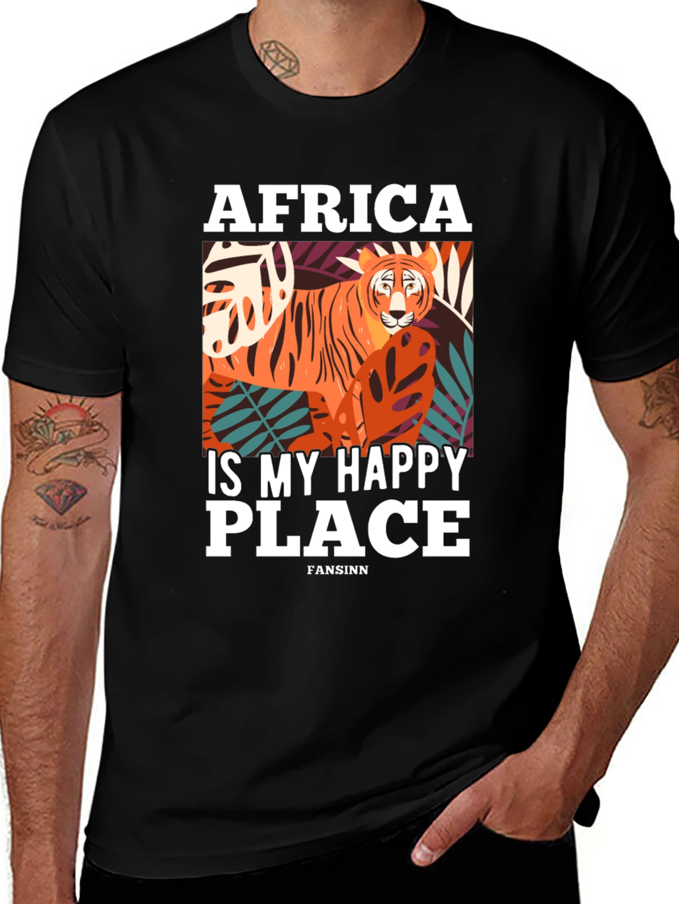 Africa Is My Happy Place Graphic T-Shirt