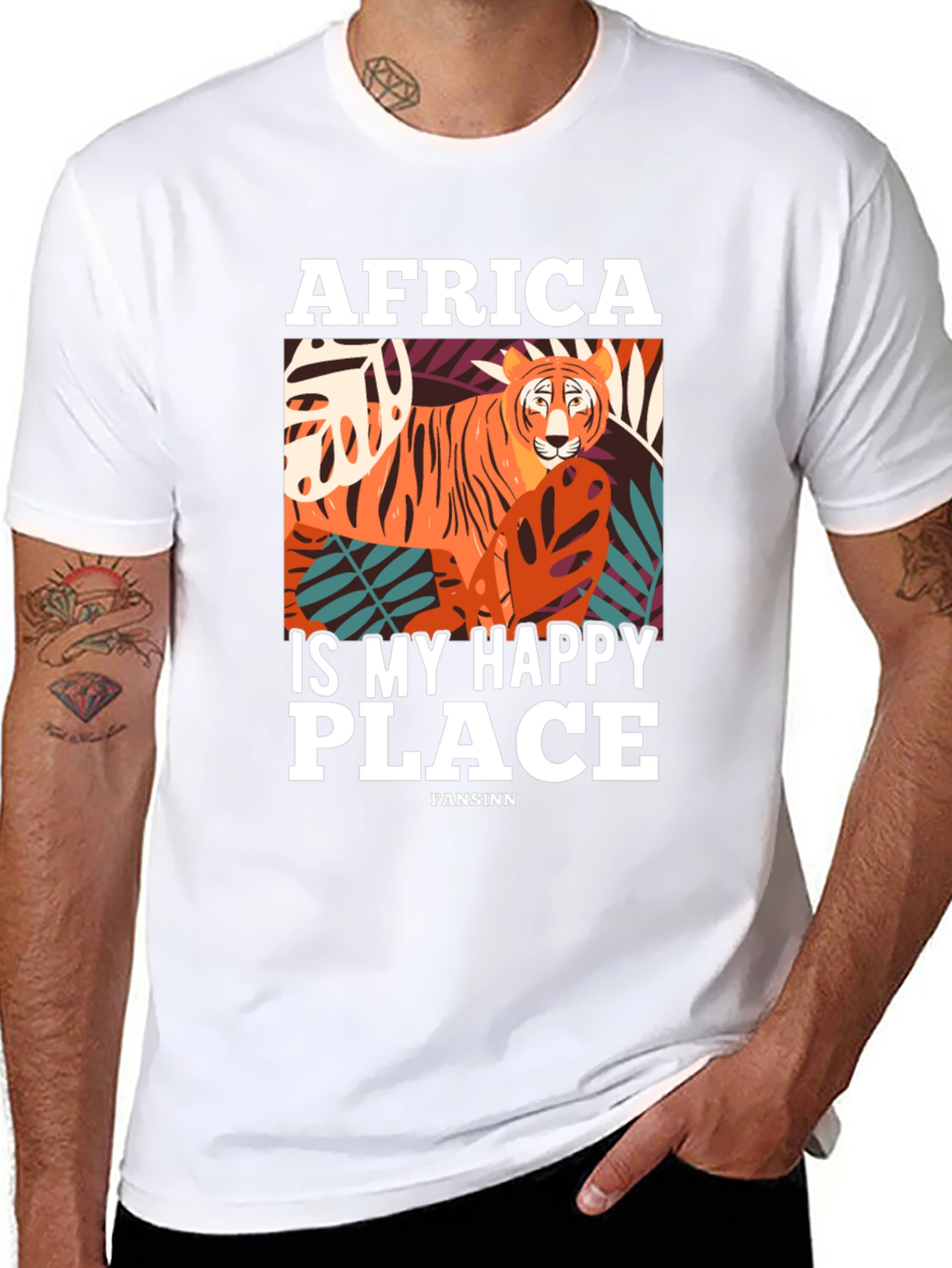 Africa Is My Happy Place Graphic T-Shirt