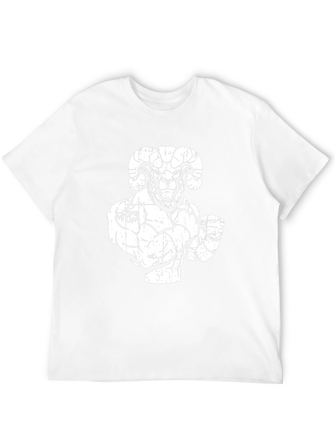 I Love Mom Ram Graphic T-Shirt