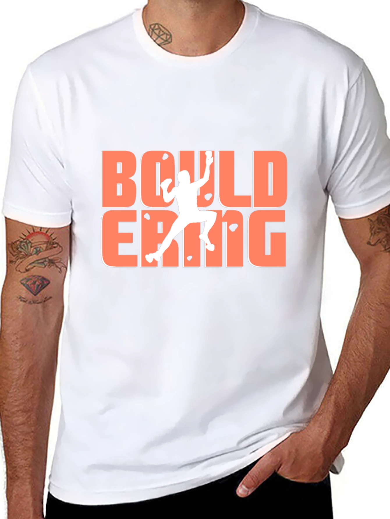 Bouldering Graphic T-Shirt - Black