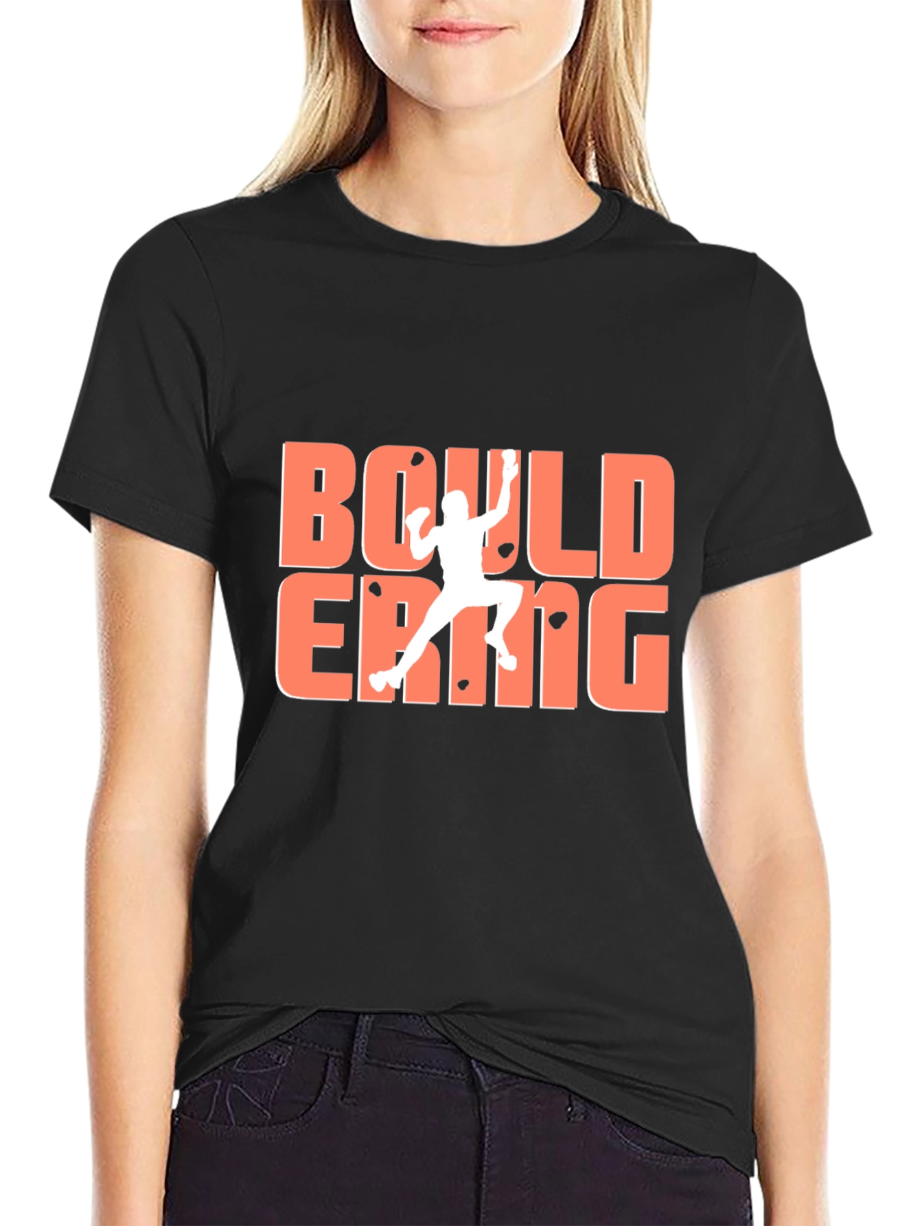 Bouldering Graphic T-Shirt - Black