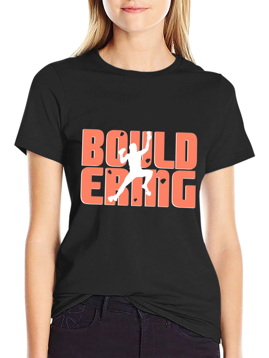 Bouldering Graphic T-Shirt - Black