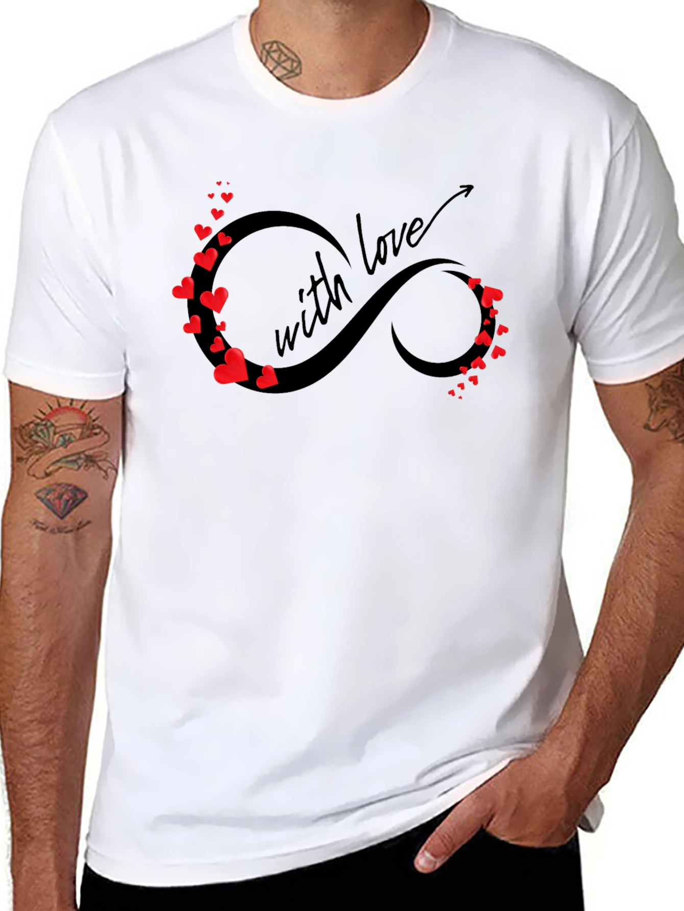 Love Infinity Symbol Graphic Tee