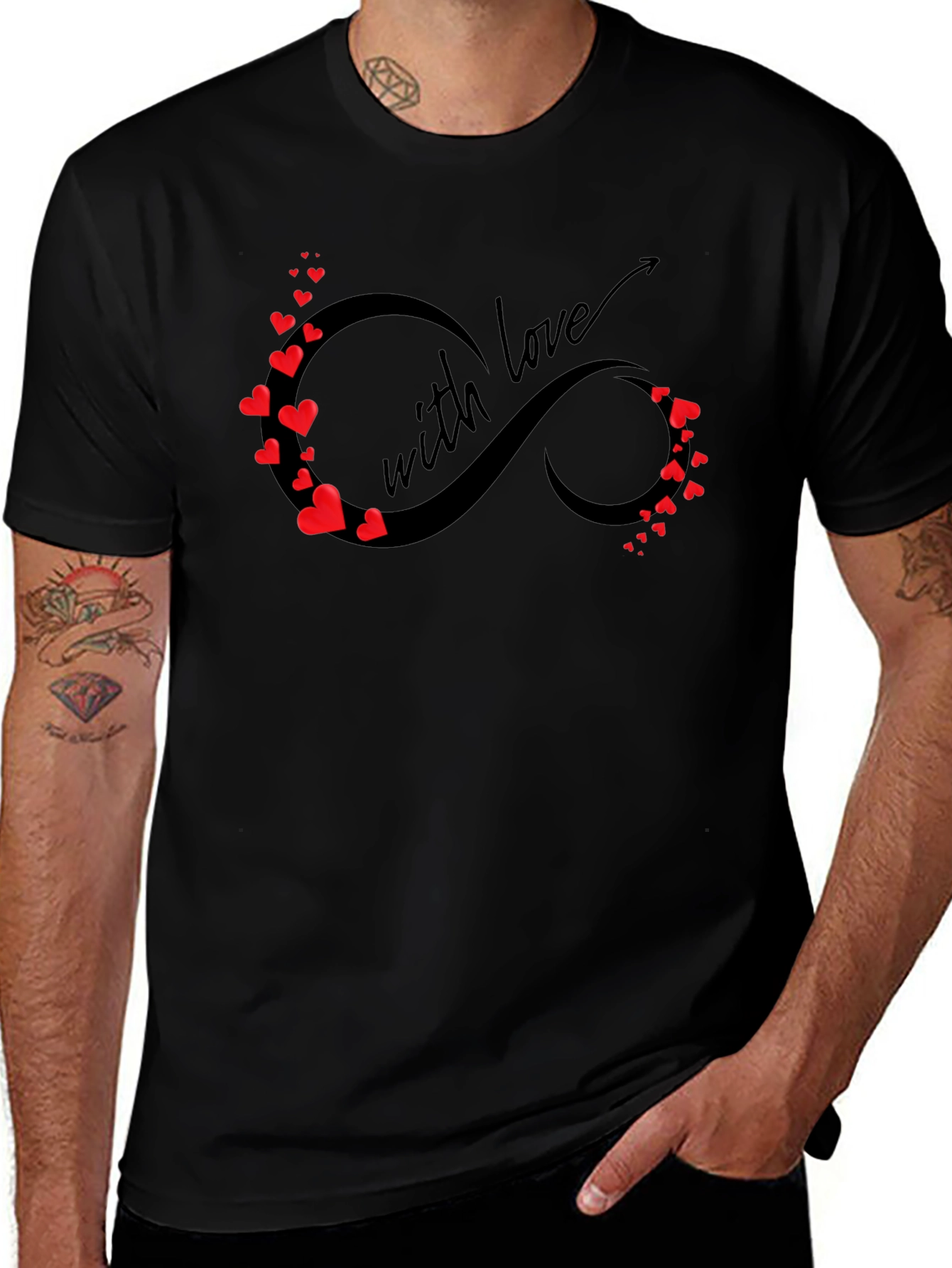 Love Infinity Symbol Graphic Tee