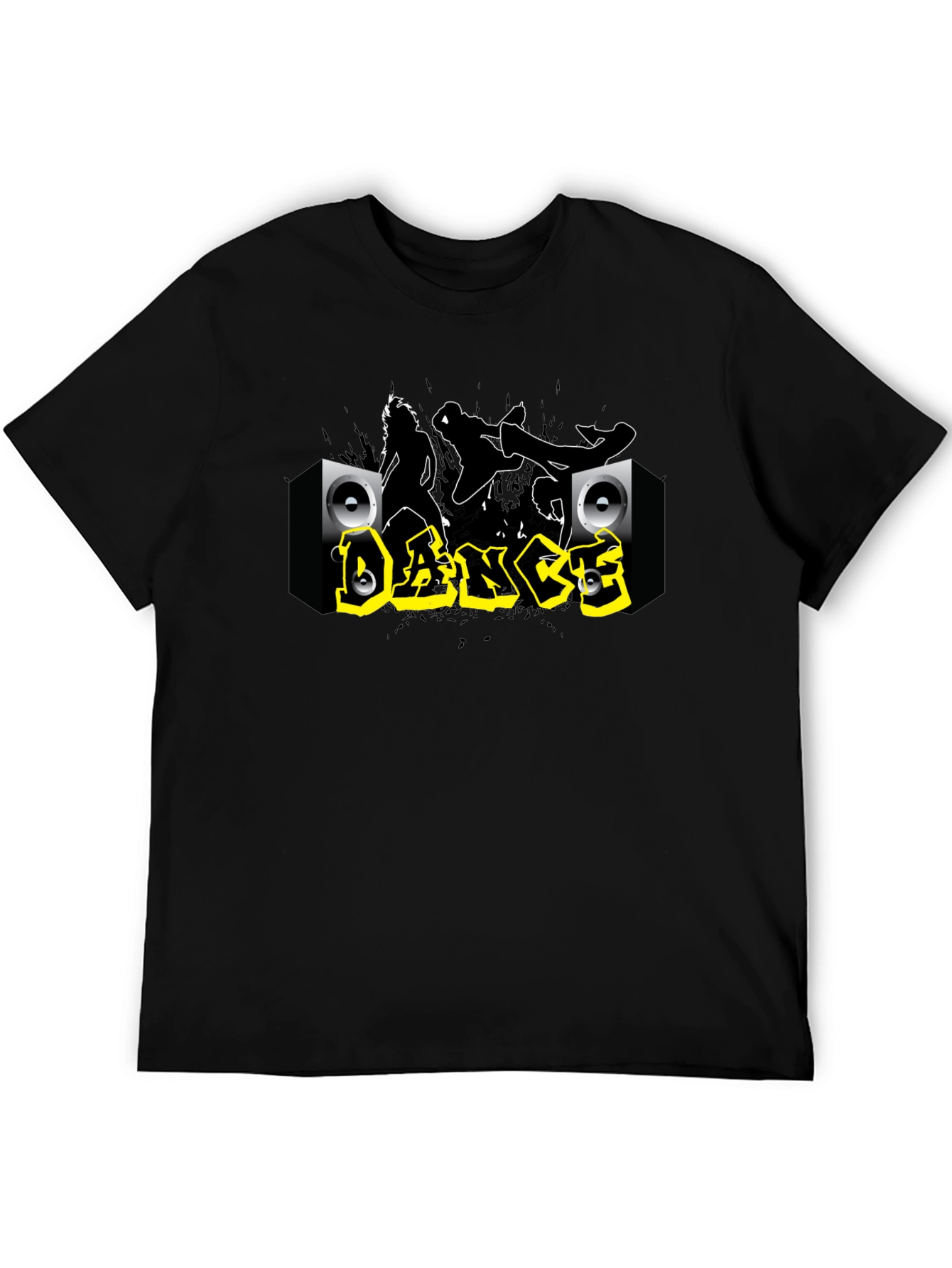 Dance Graphic Black T-Shirt