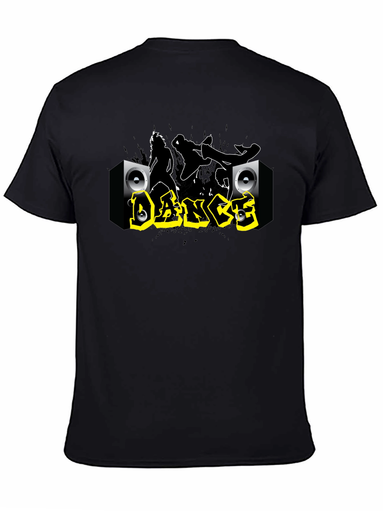 Dance Graphic Black T-Shirt
