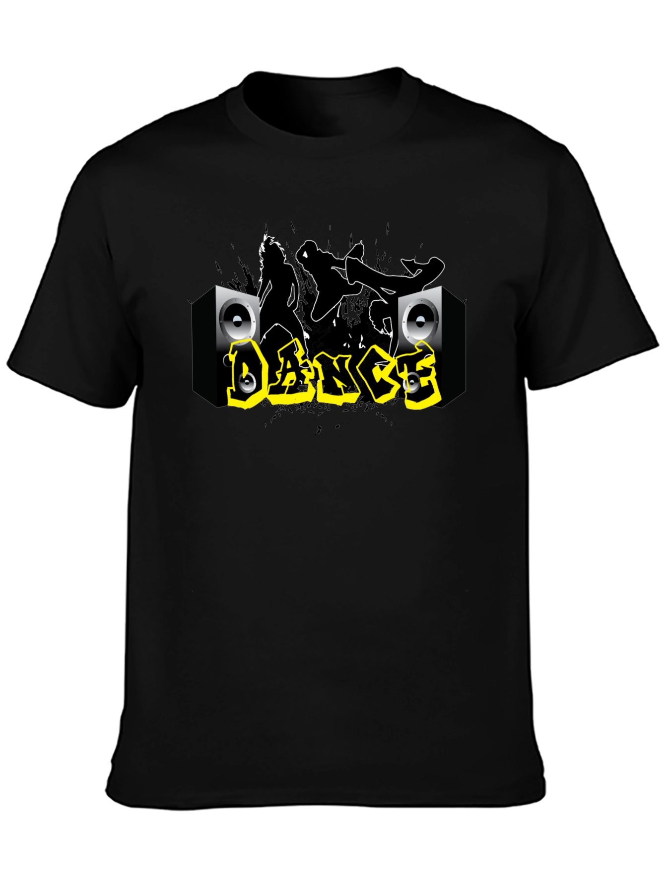 Dance Graphic Black T-Shirt