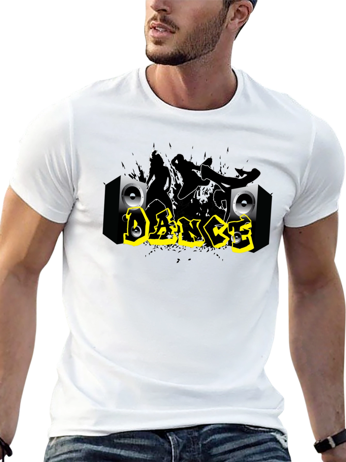 Dance Graphic Black T-Shirt
