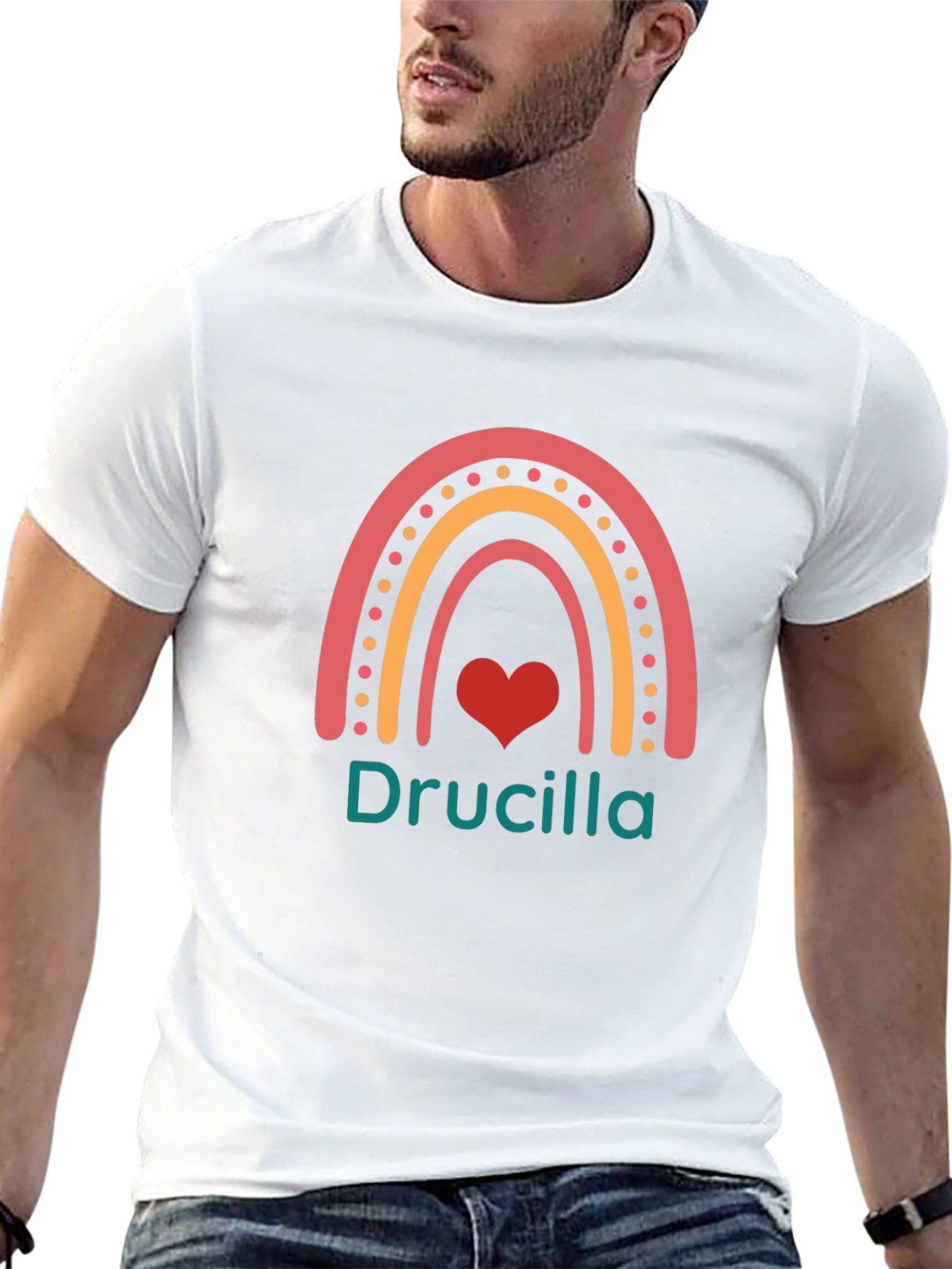 Rainbow Heart Driscilla T-Shirt