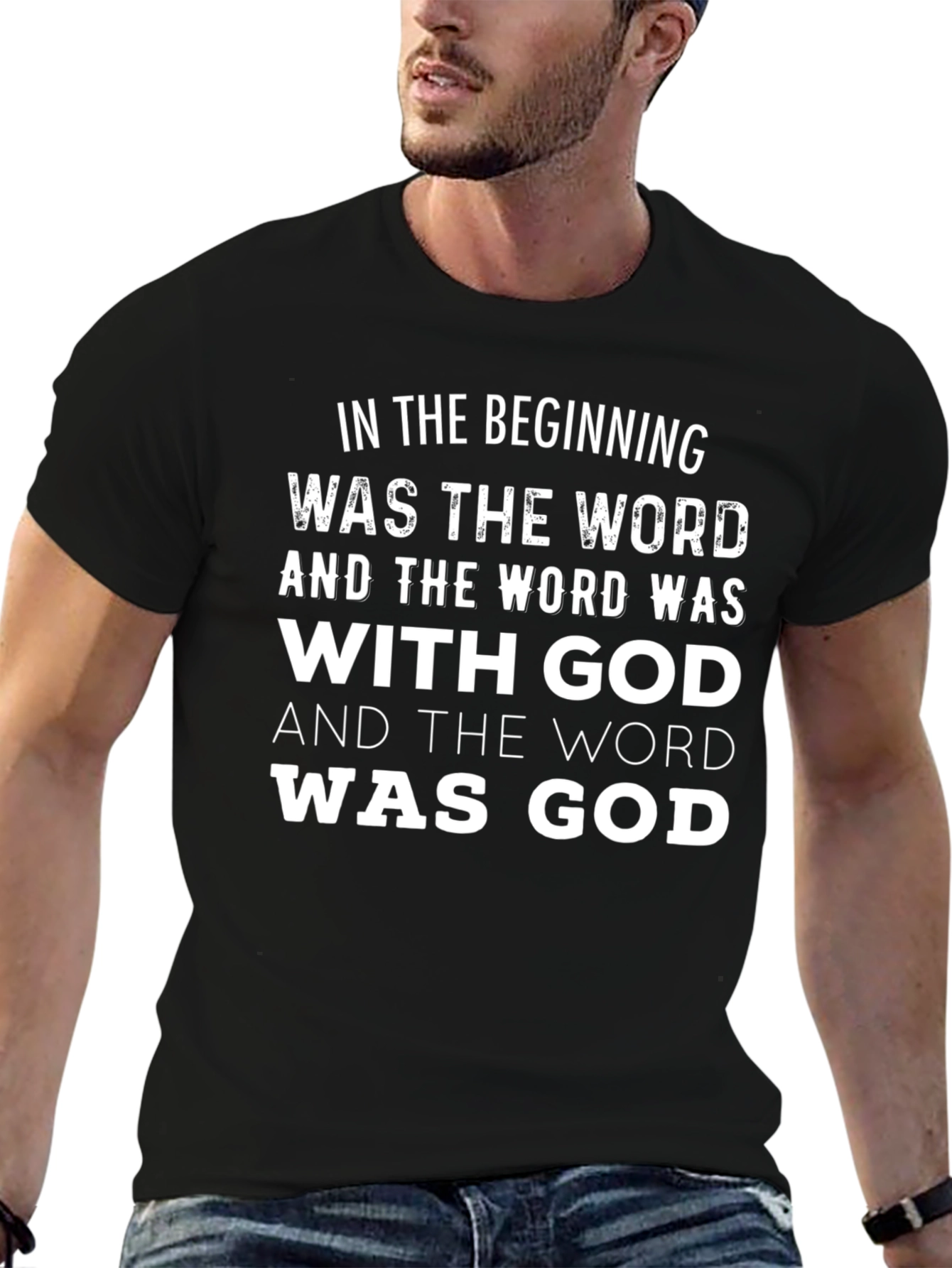 In the Beginning Was the Word T-Shirt
