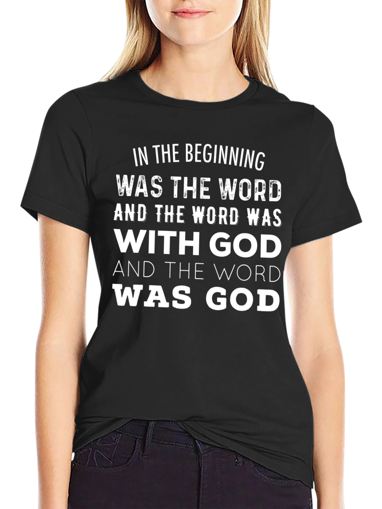 In the Beginning Was the Word T-Shirt
