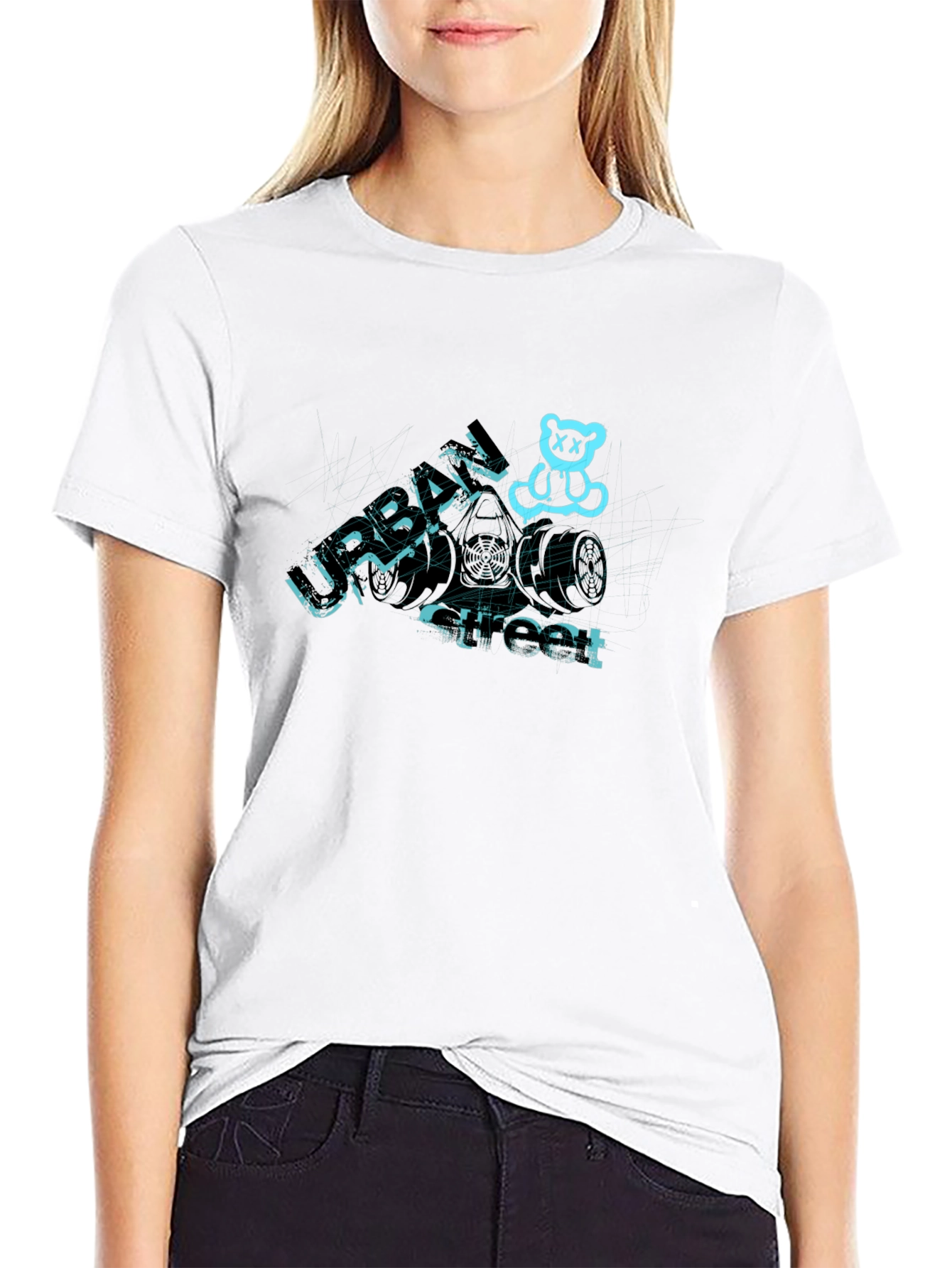 Urban Street Bear T-Shirt - Cool Graphic Tee