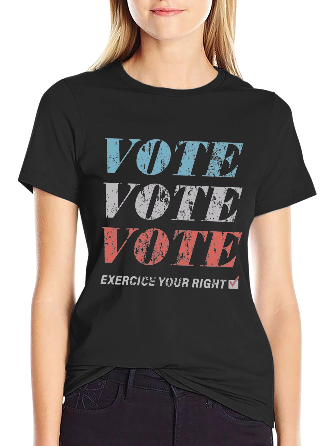 Vote T-Shirt: Exercise Your Right Patriotic Graphic Tee